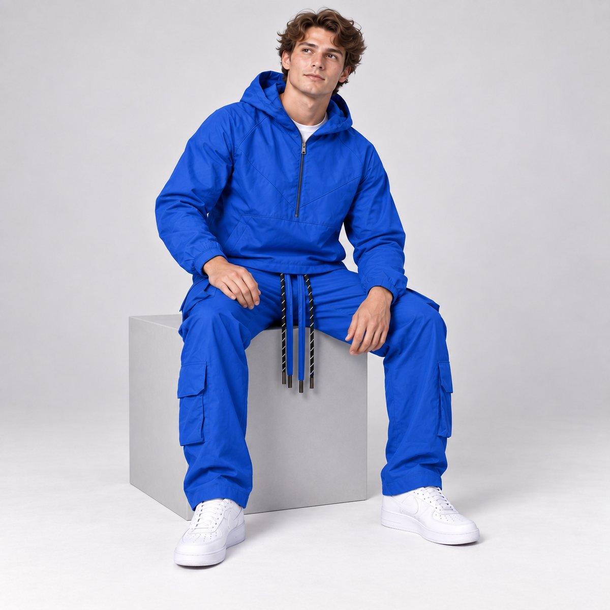 Baruda - windbreaker Anorak Set - Royal - 802