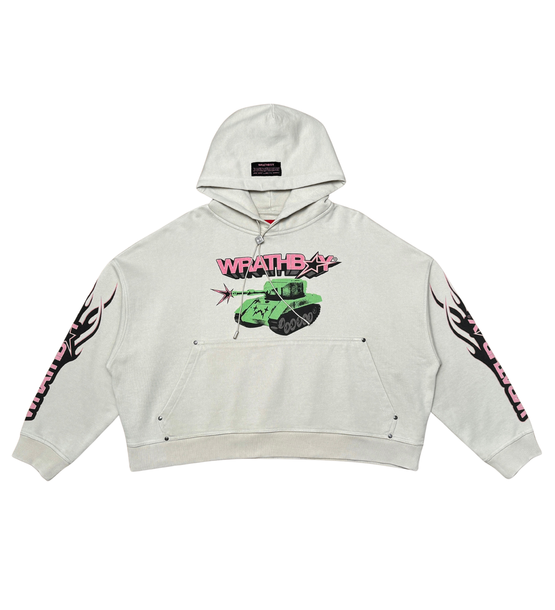 WRATHBOY - World At War Hoodie - Cement - 084