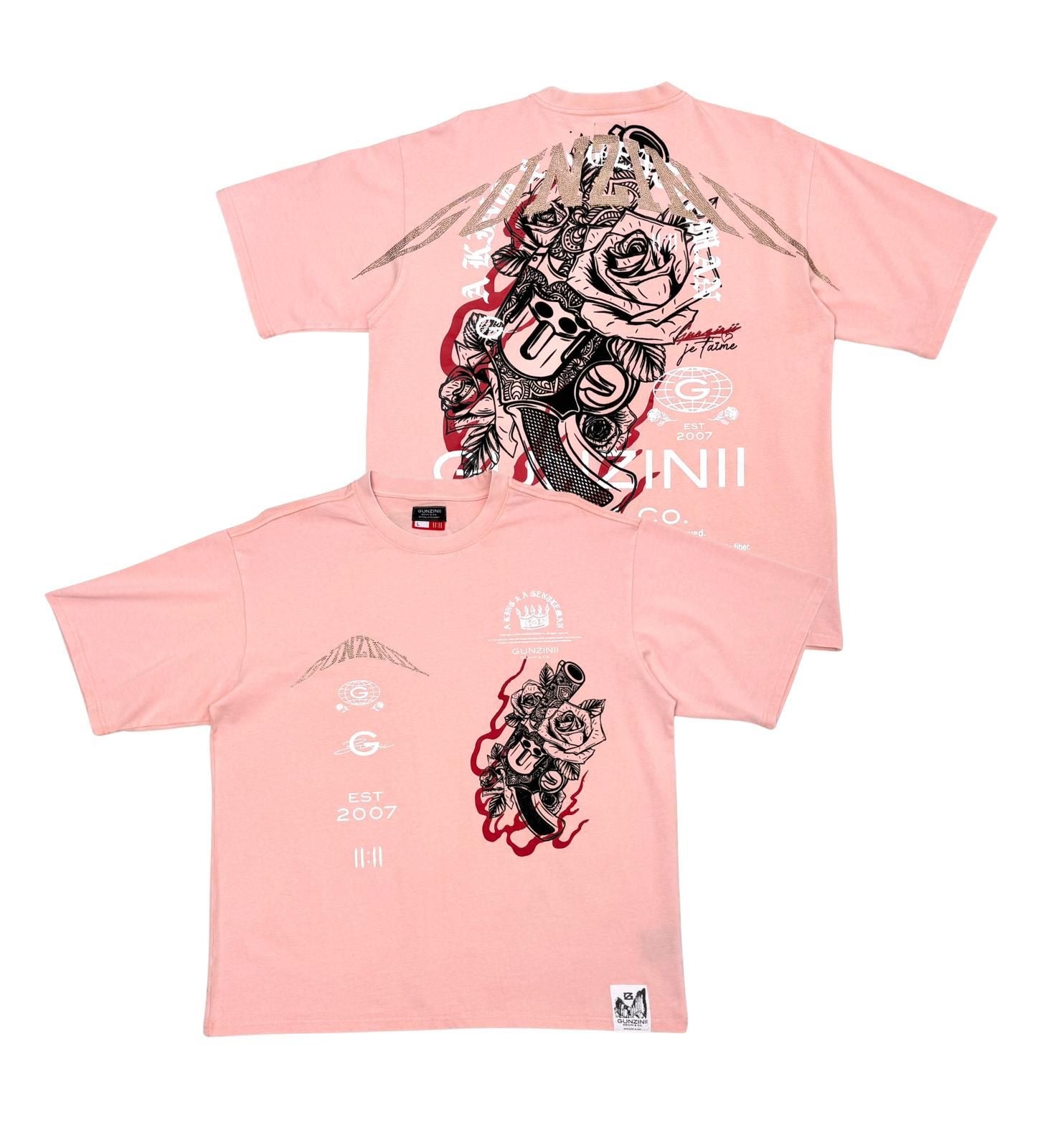 ☆KIRSH☆ Witty Bunny Waffen T-Shirt Pink MUSINSA | KIRSH Witty Bunny Wappen T-Shirt [Pink]