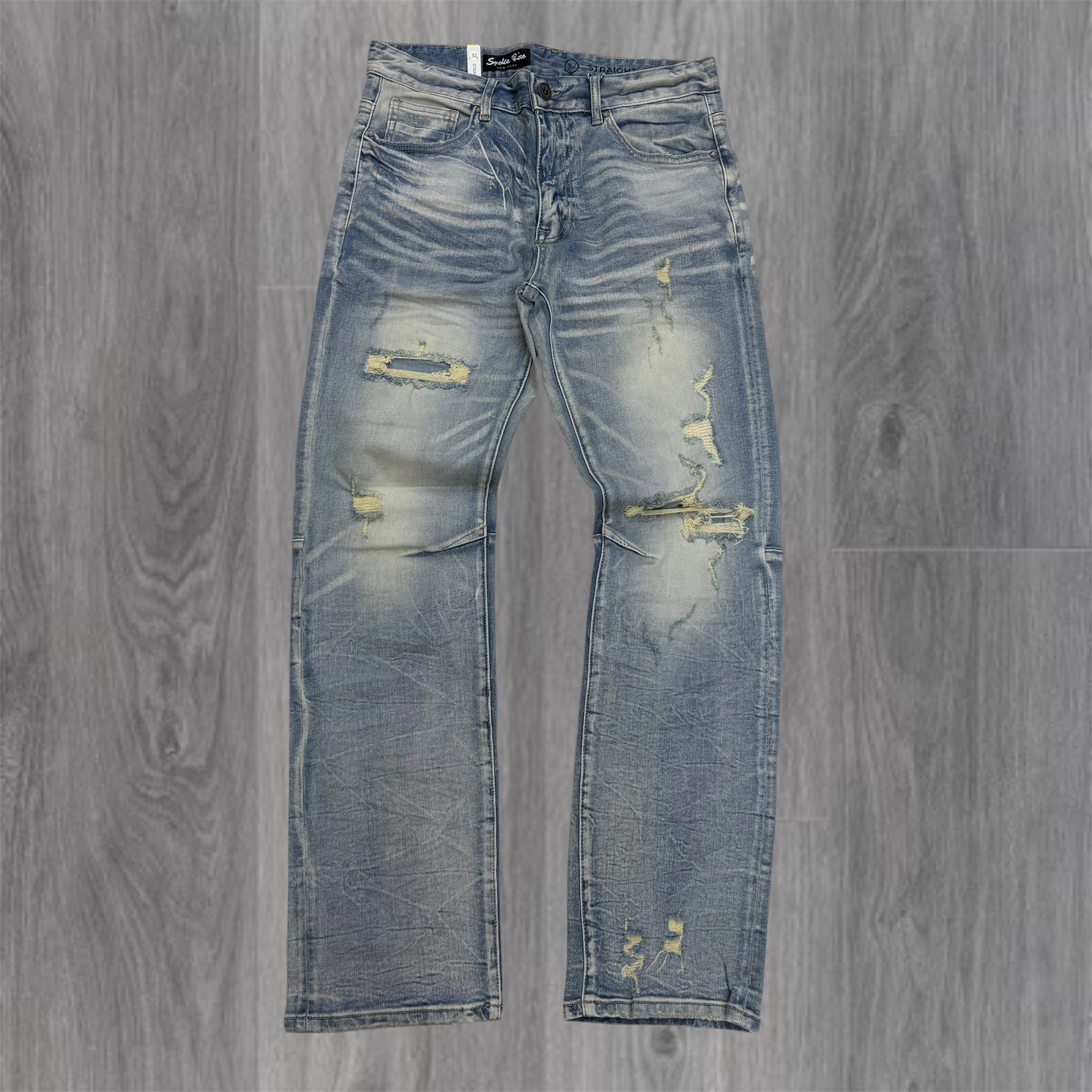 Rise - wisker effect Denim - Lil.Blu - 25508
