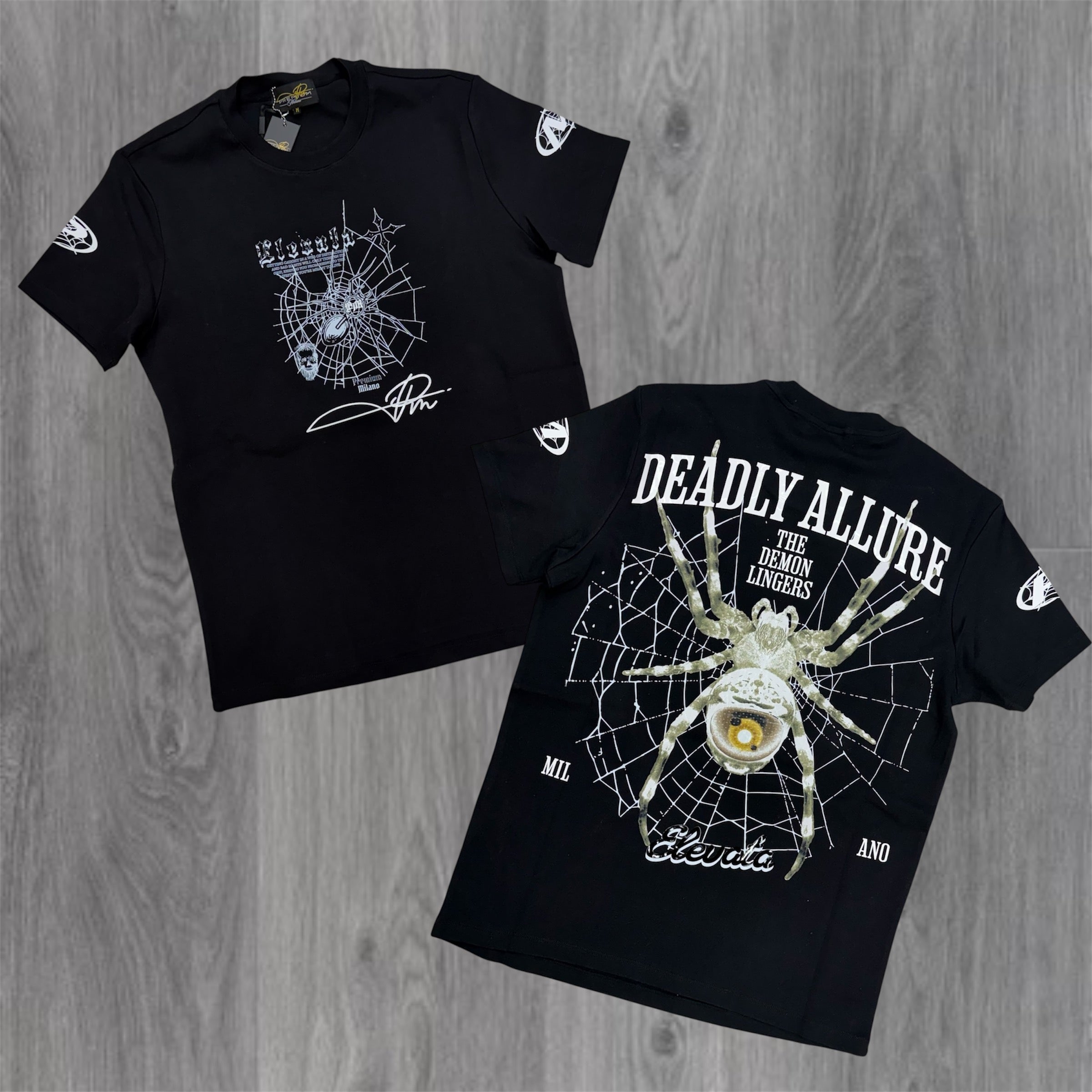 Milano - Web Of Lies Tee - Black 128
