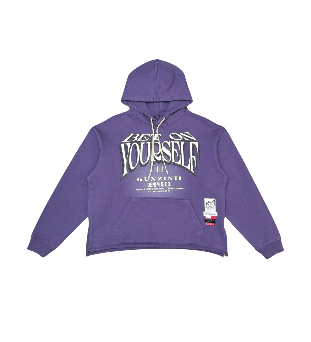 Gunzinii - Bet On Yourself Hoodie - Purple - GZ505