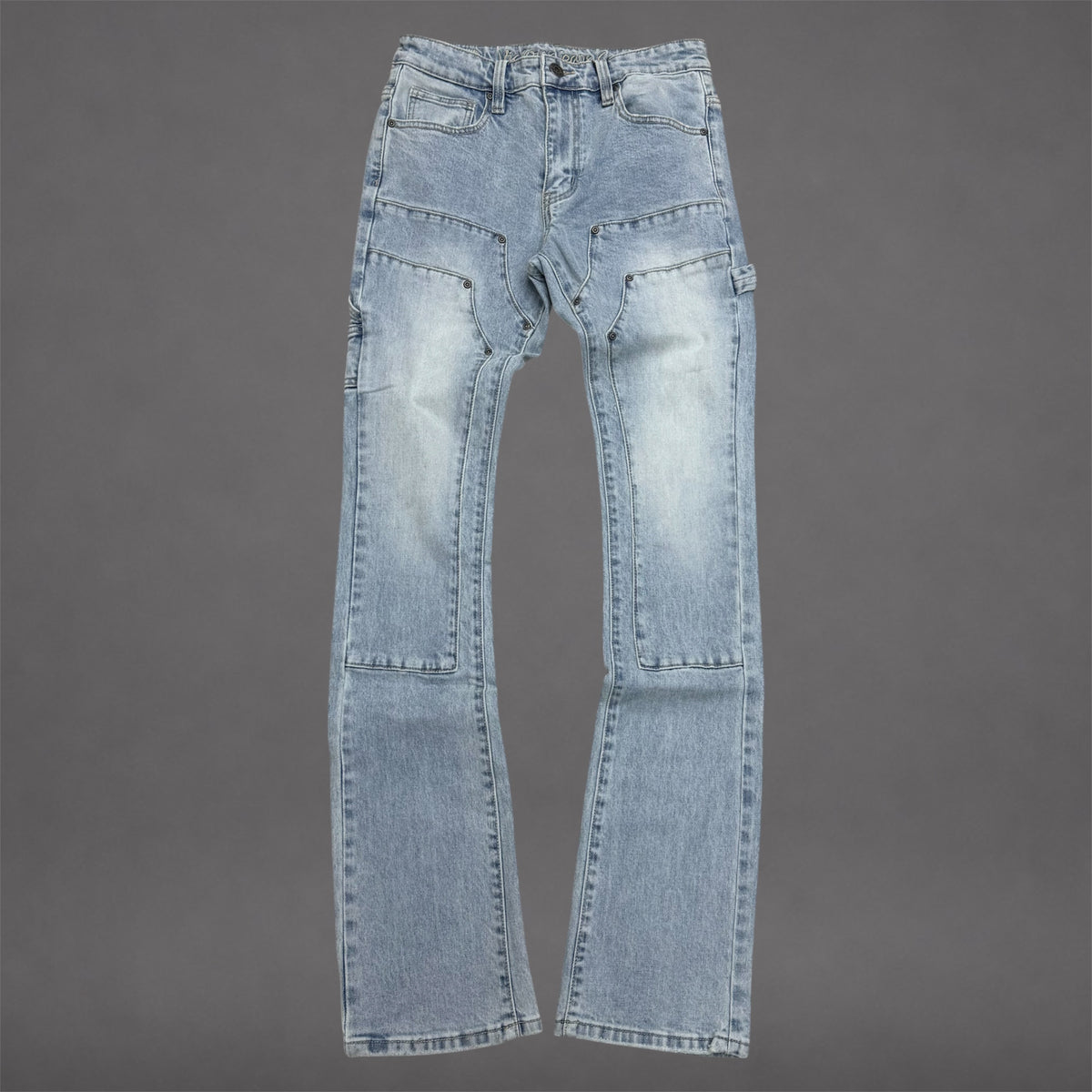 Vicious - Flare Carpenter Denim - Lt blue Vc1230