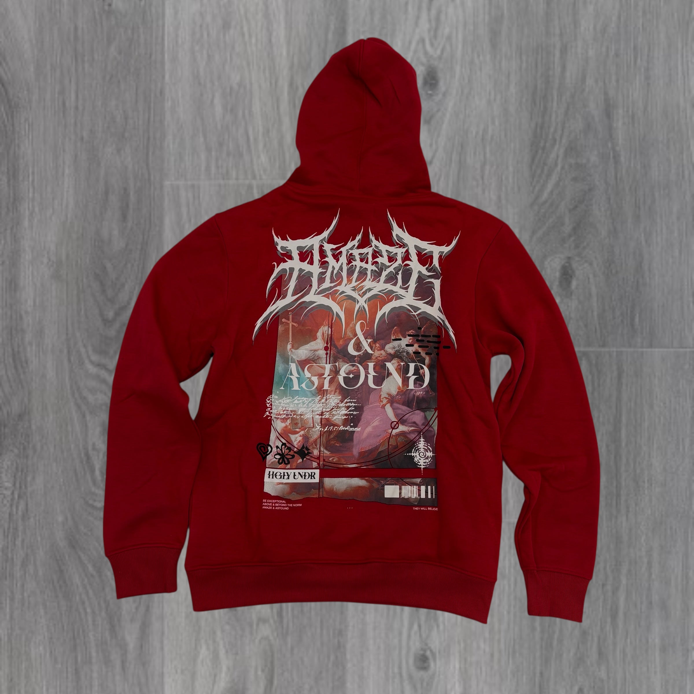 UNDRTD - Stacked ASTOUND Sweatsuit - RED - 5605 5205