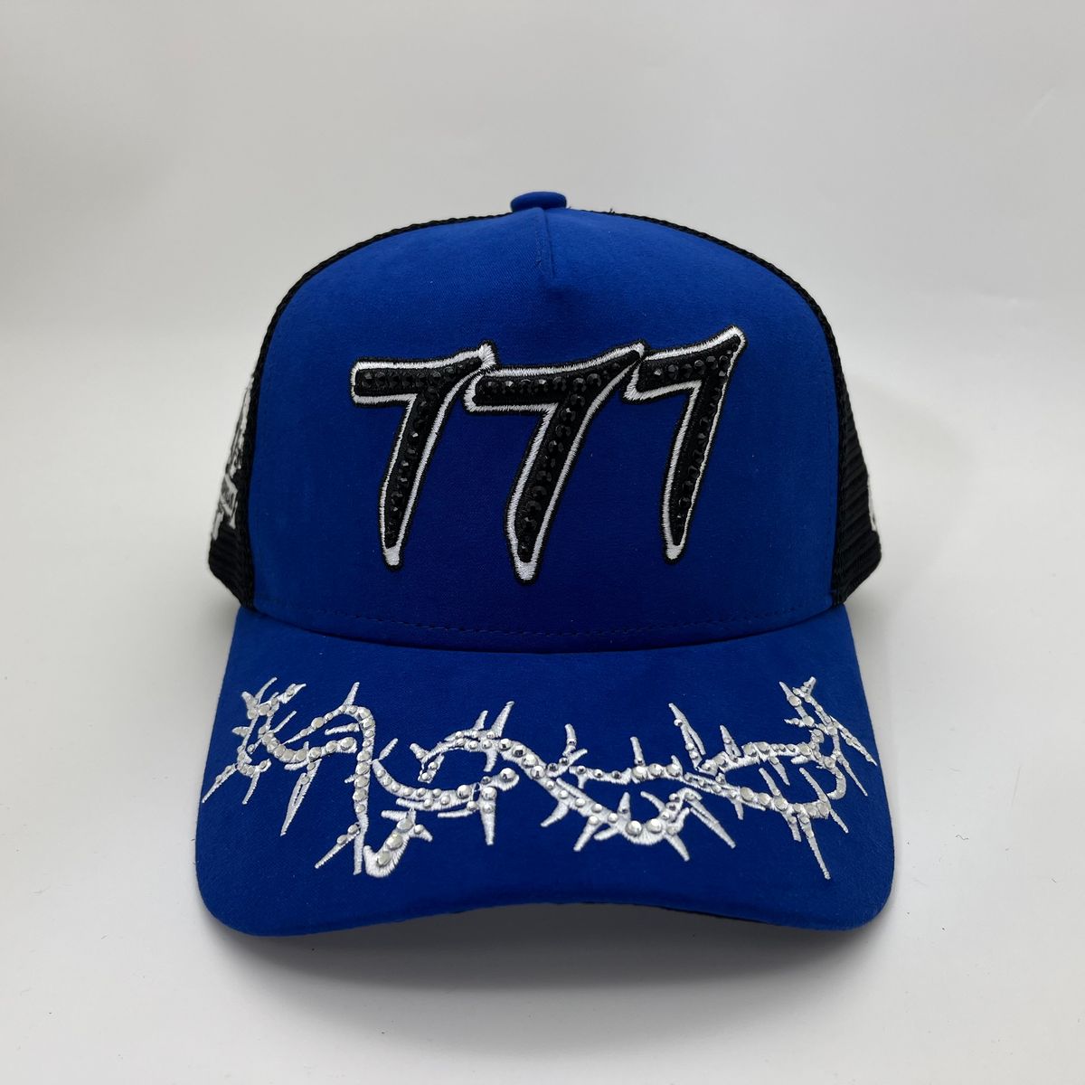 HDSN - “Chains” 777 Trucker hat - Royal/Black V2