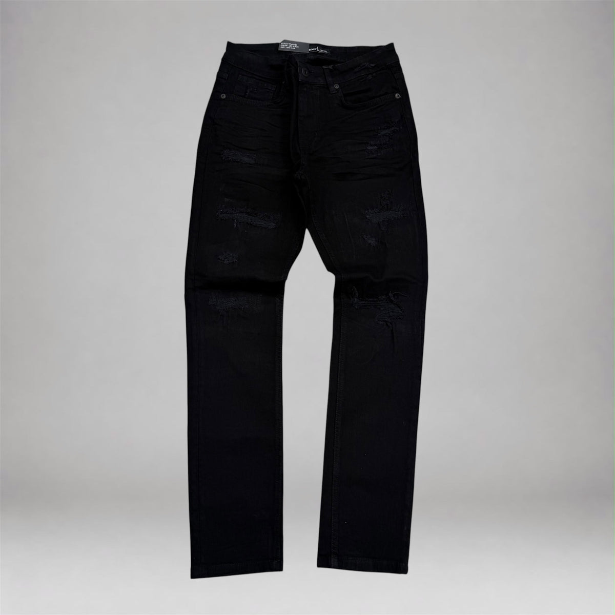 Thread - Slim Distress Denim - Jet Blacl 50140
