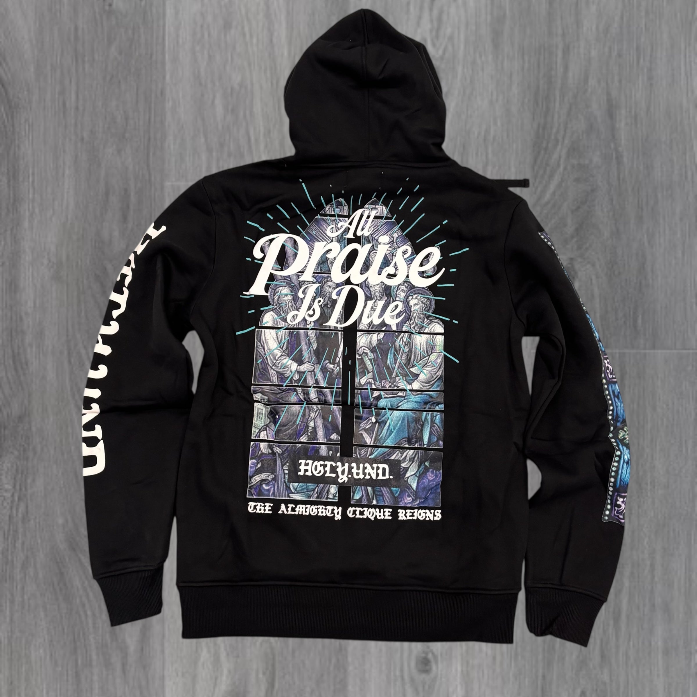 UNDRTD - Stacked ALL PARADISE Sweatsuit - BLACK - 5602 5202