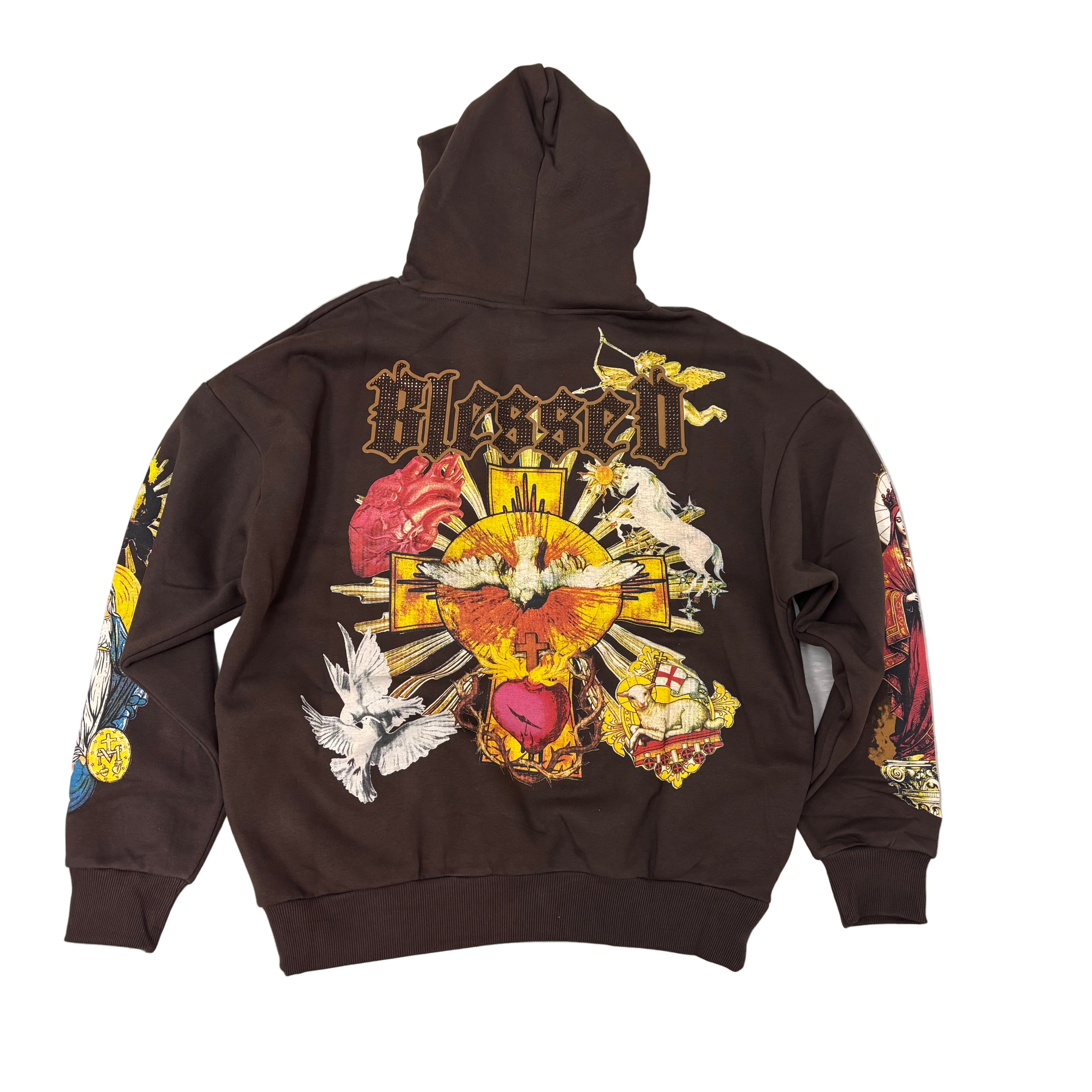 REBEL - BLESSED SWEATSUIT -BROWN - 341 441