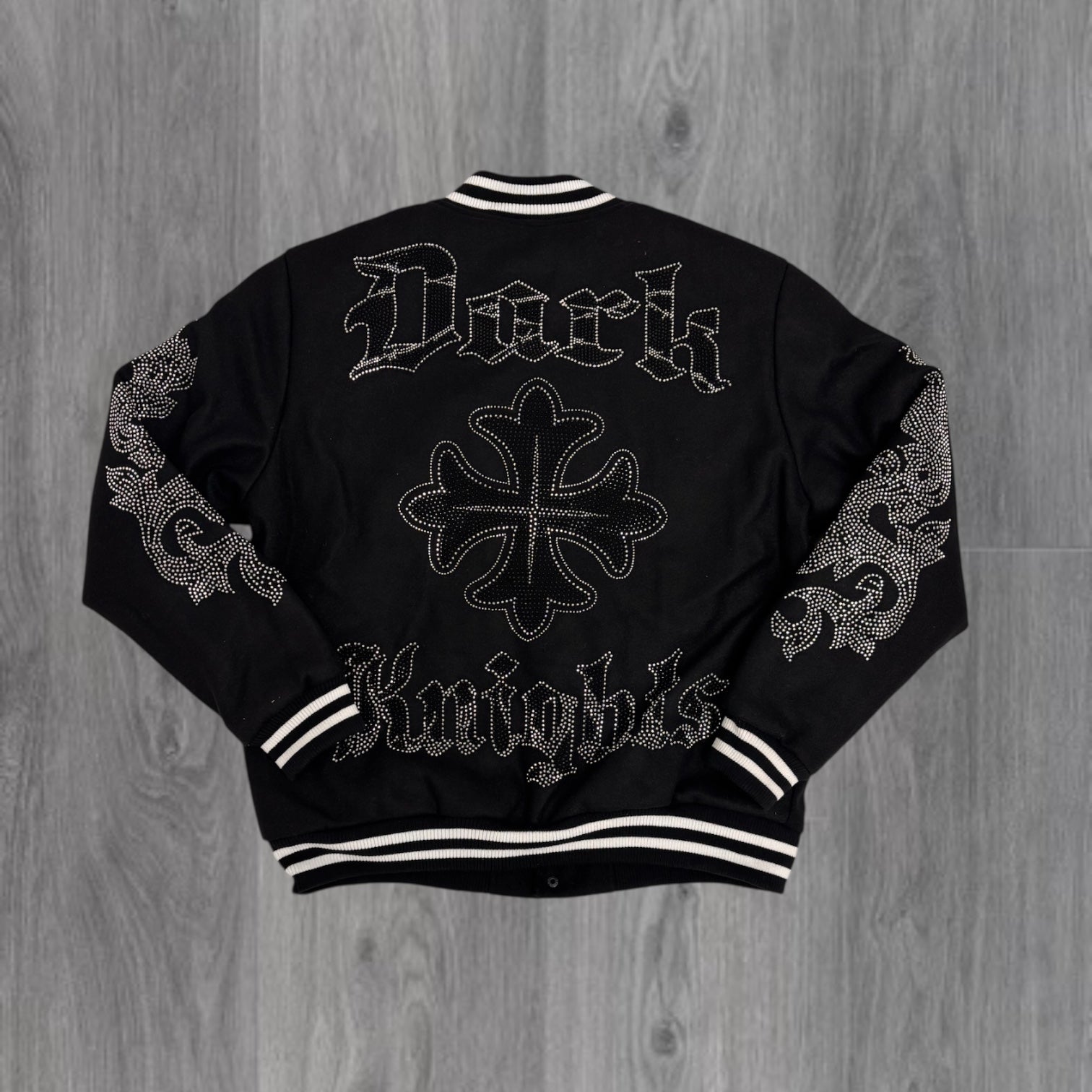 REBEL - BLESSED Rhinestone Jacket - BLK - 514