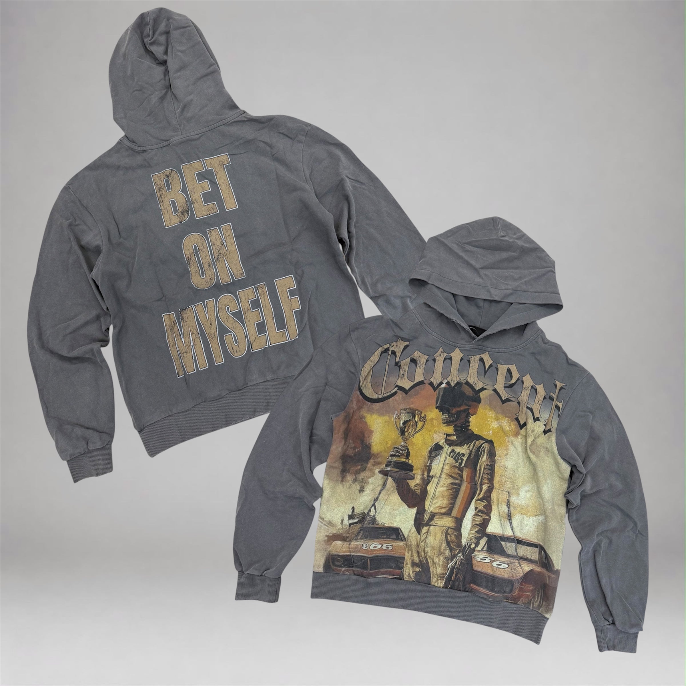 Con - Champion Trophy Hoodie - Grey Wash