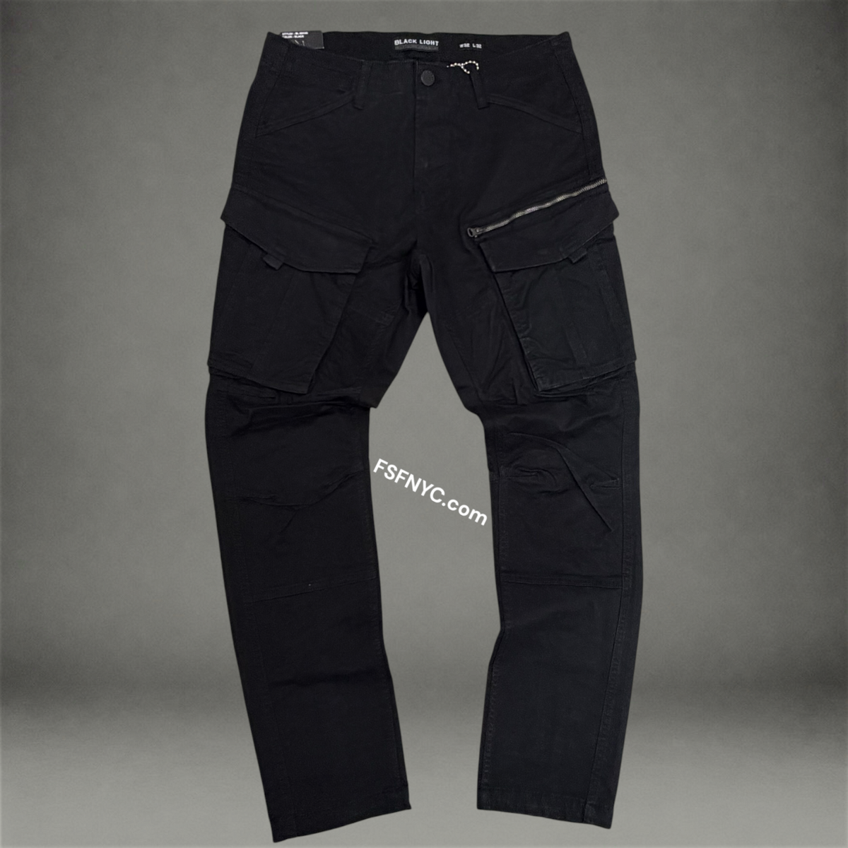 BL - Premium Cargo Pants - Black - 80446