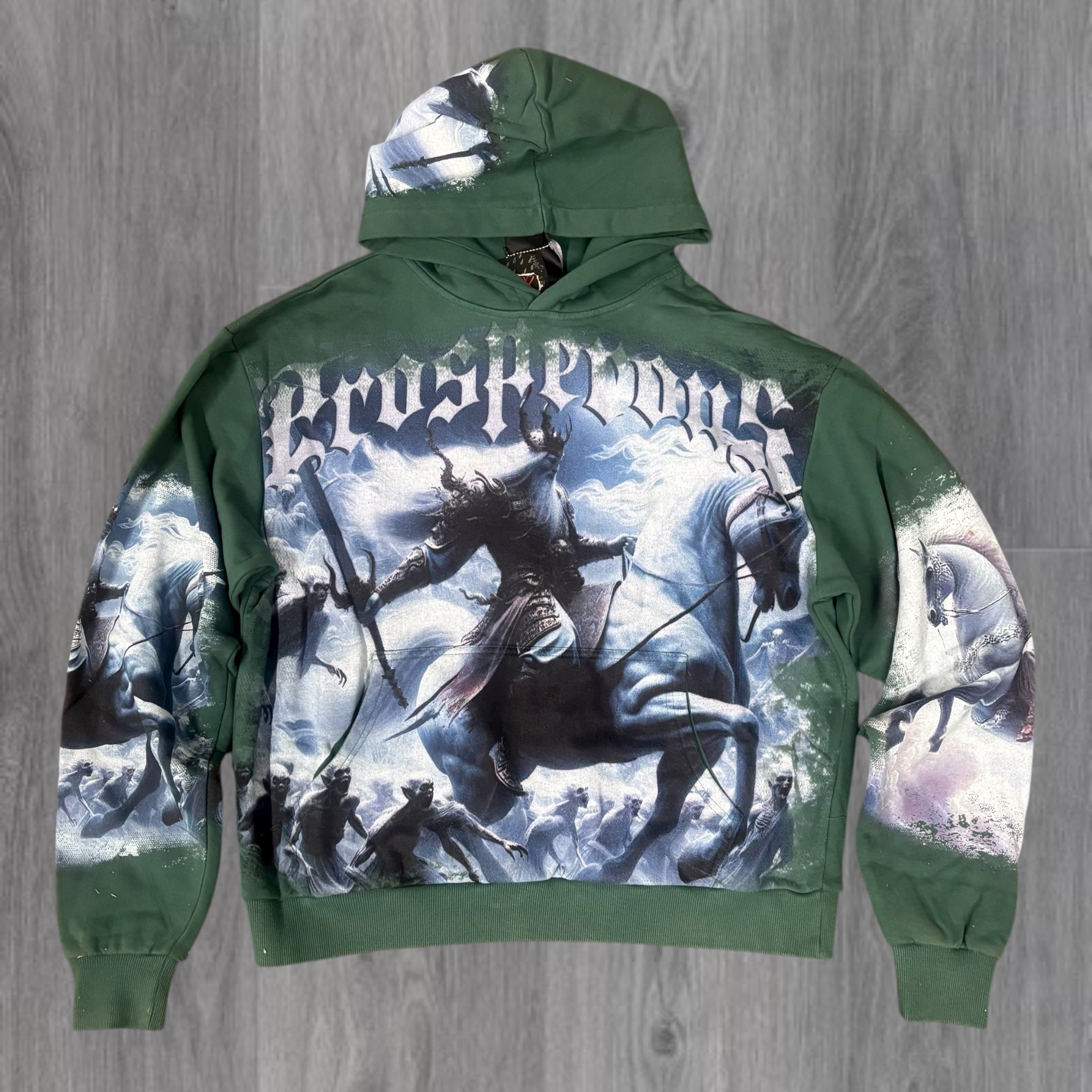Stray - WARRIOR Hoodie - Forest - 1516