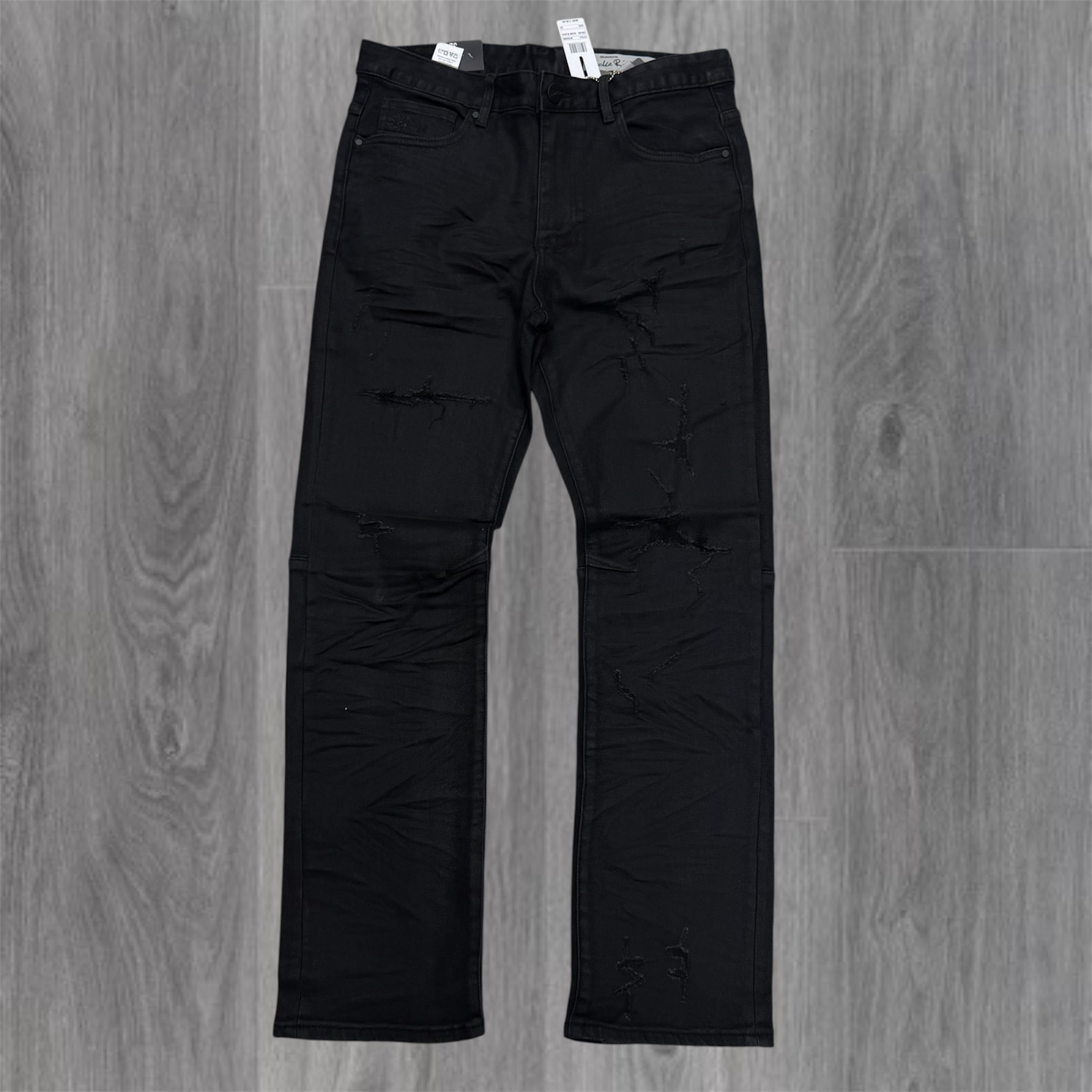 Rise - Straight Fit Denim - Glow Black 25508