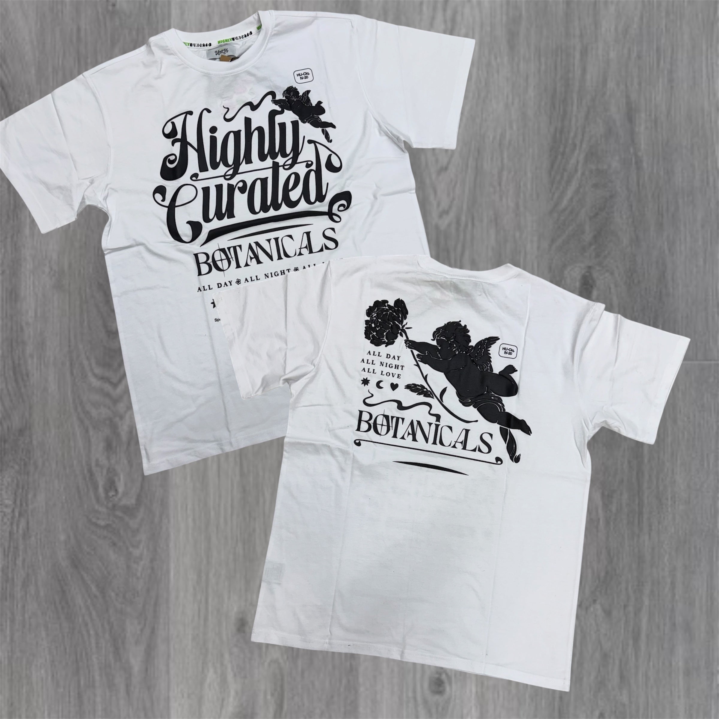 UNDRTD - Puff Angel -shirt - White/Black - 6102 A