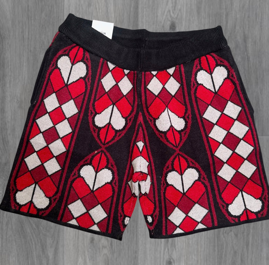 Rebel - Peace Sweater Shorts - Black -925