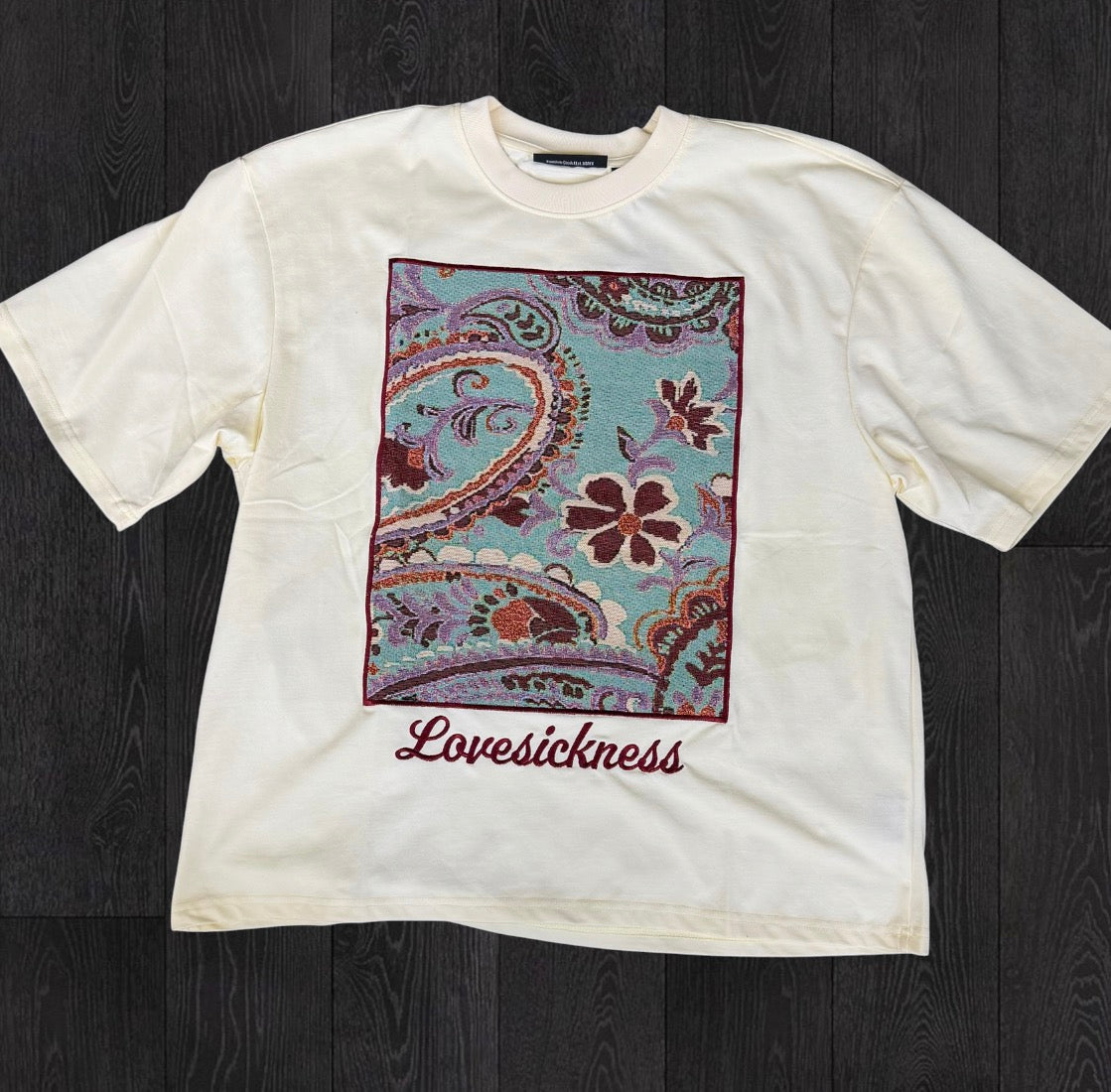 Rebel - L&S T-shirt - Cream/Mint - 109