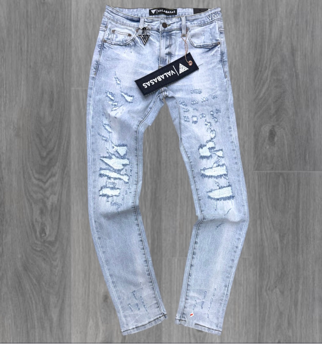 Valabasas - Slim Fit Leader Denim - Light Blue Wash - 1045