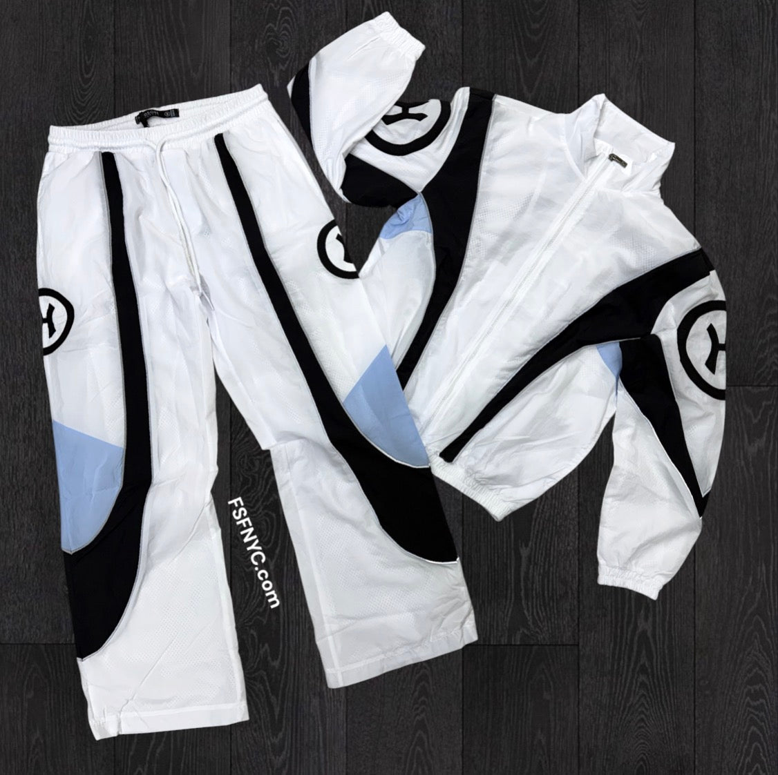 HDSN - Windbreaker Set - White - 701