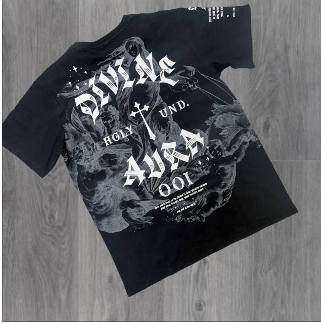 UNDRTD - Devine T-shirt - Black - 6109 A