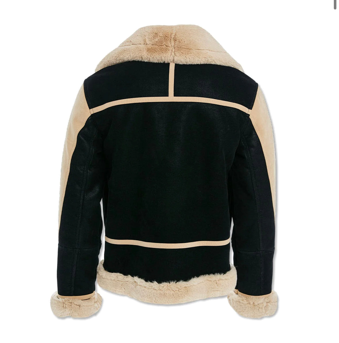 Jordan Craig Fur Shearling Bomber Black coffee 91405