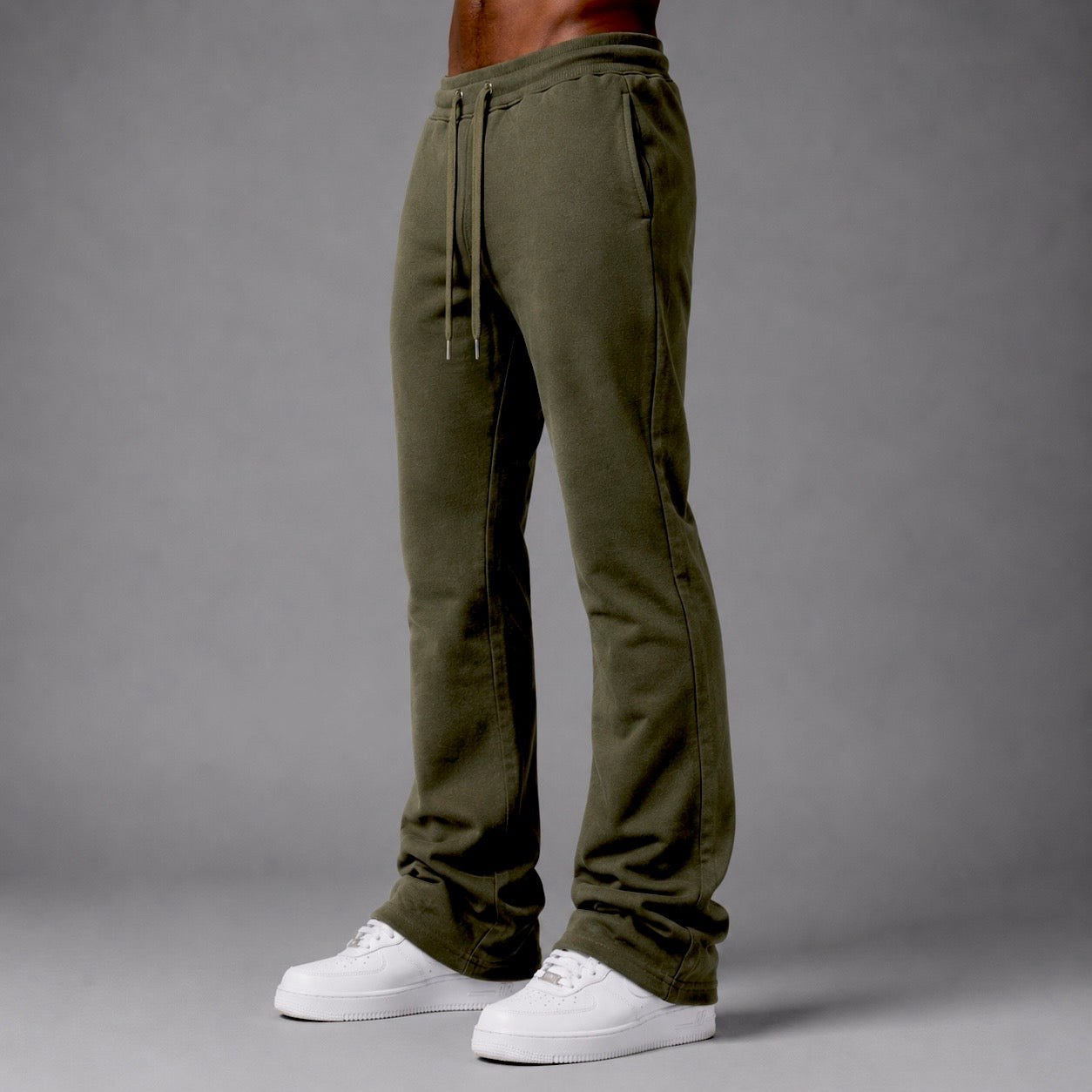 Armor - Stacked Sweat Pants - Olive Dark - M5690