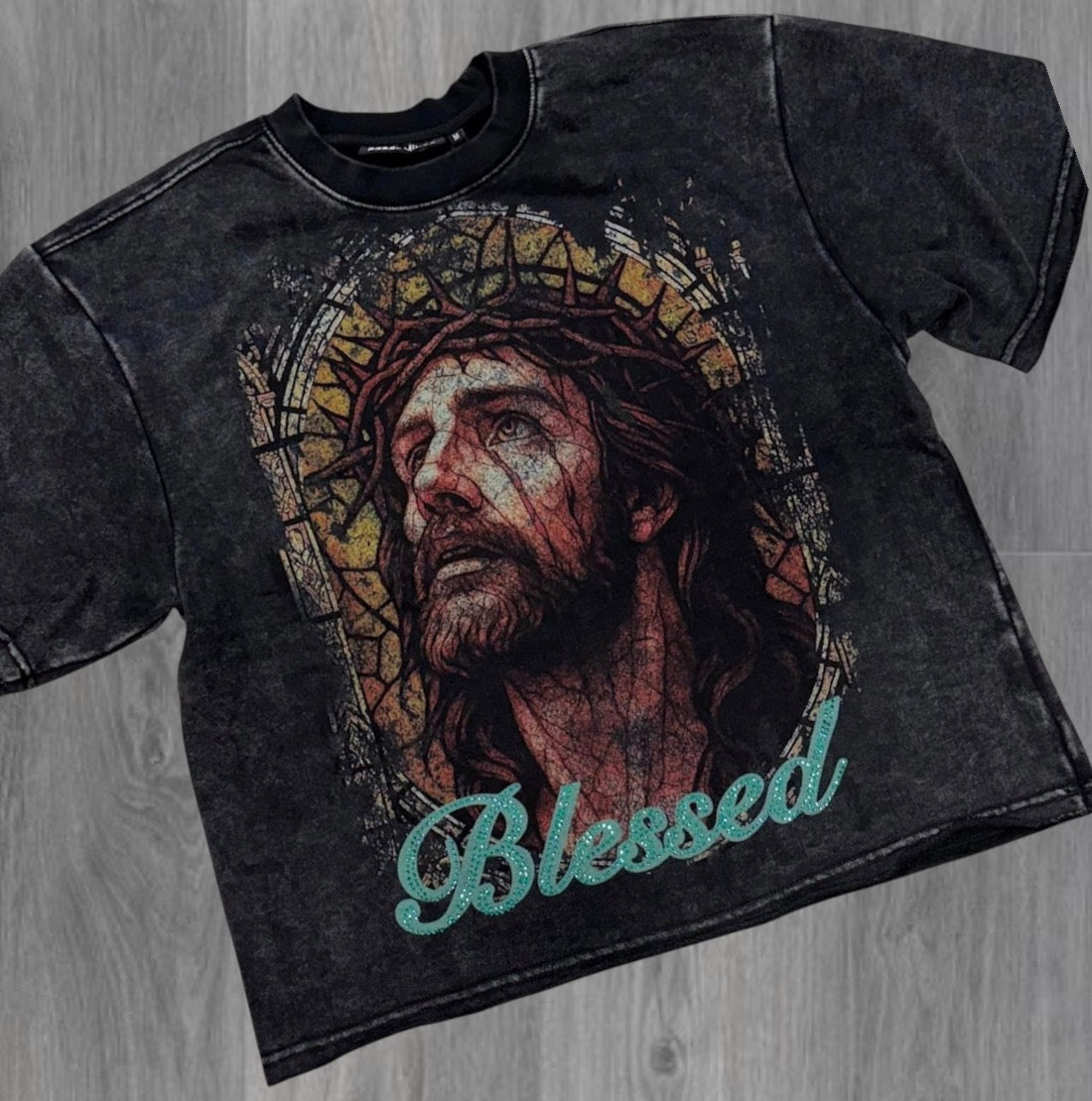 Rebel - Blessed T-shirt - Black - 143