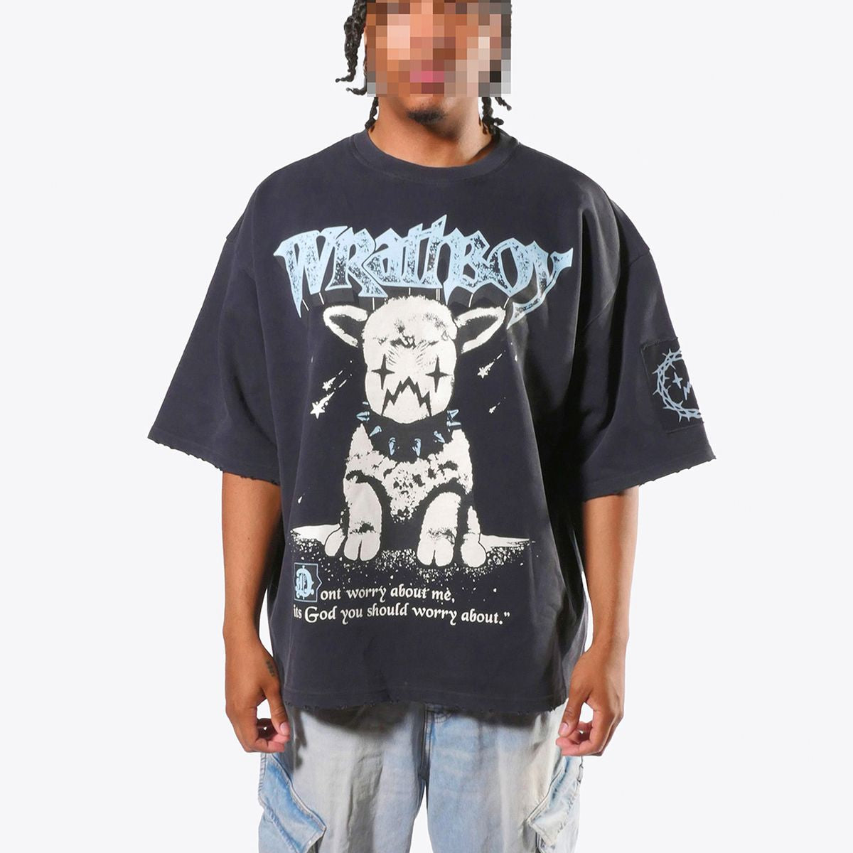 WrathBoy Lord Is My Shepherd T-shirt Black 101 M