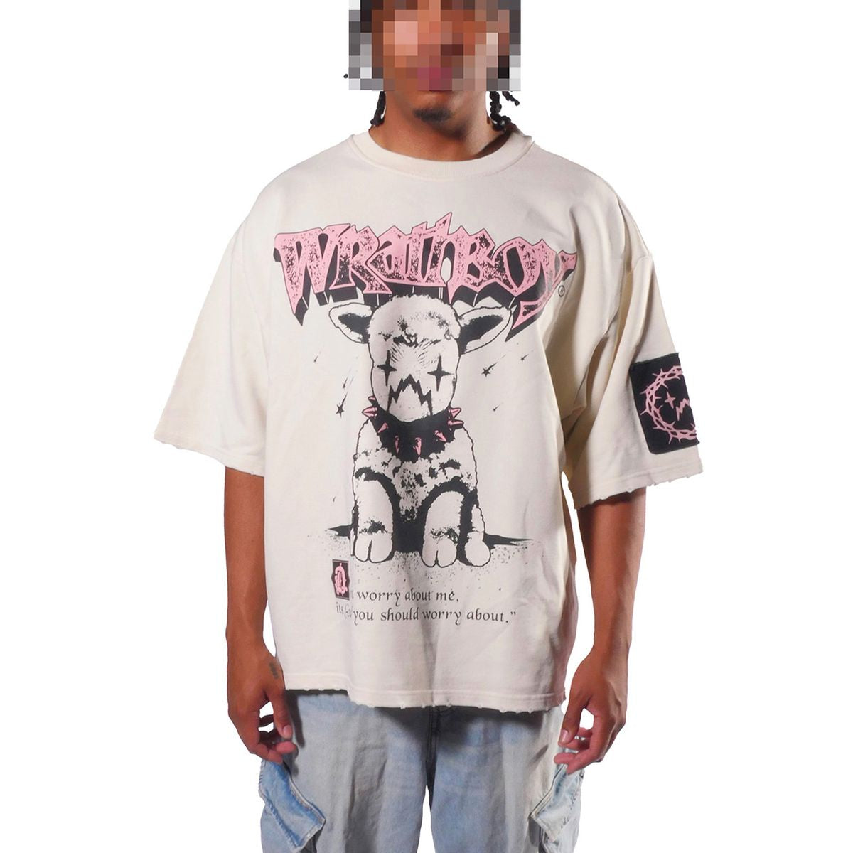 WrathBoy Lord Is My Shepherd T-shirt Cream 101