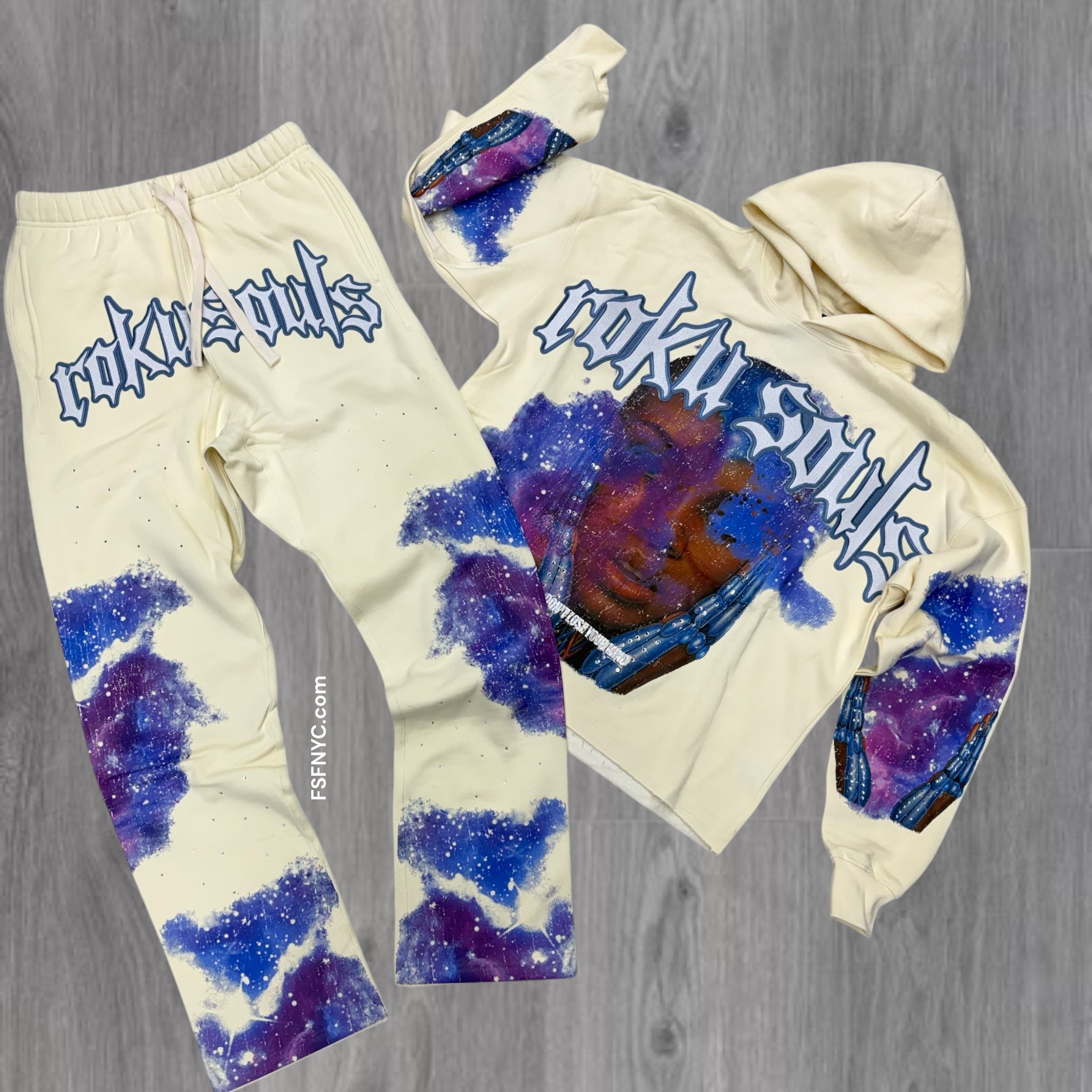 Roku - soul Sweat suit - Egg - 1802