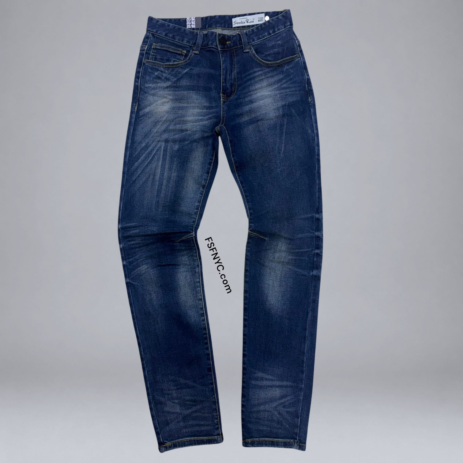 Rise - Essential Slim Fit Washed Jeans - Prestige Blue 102