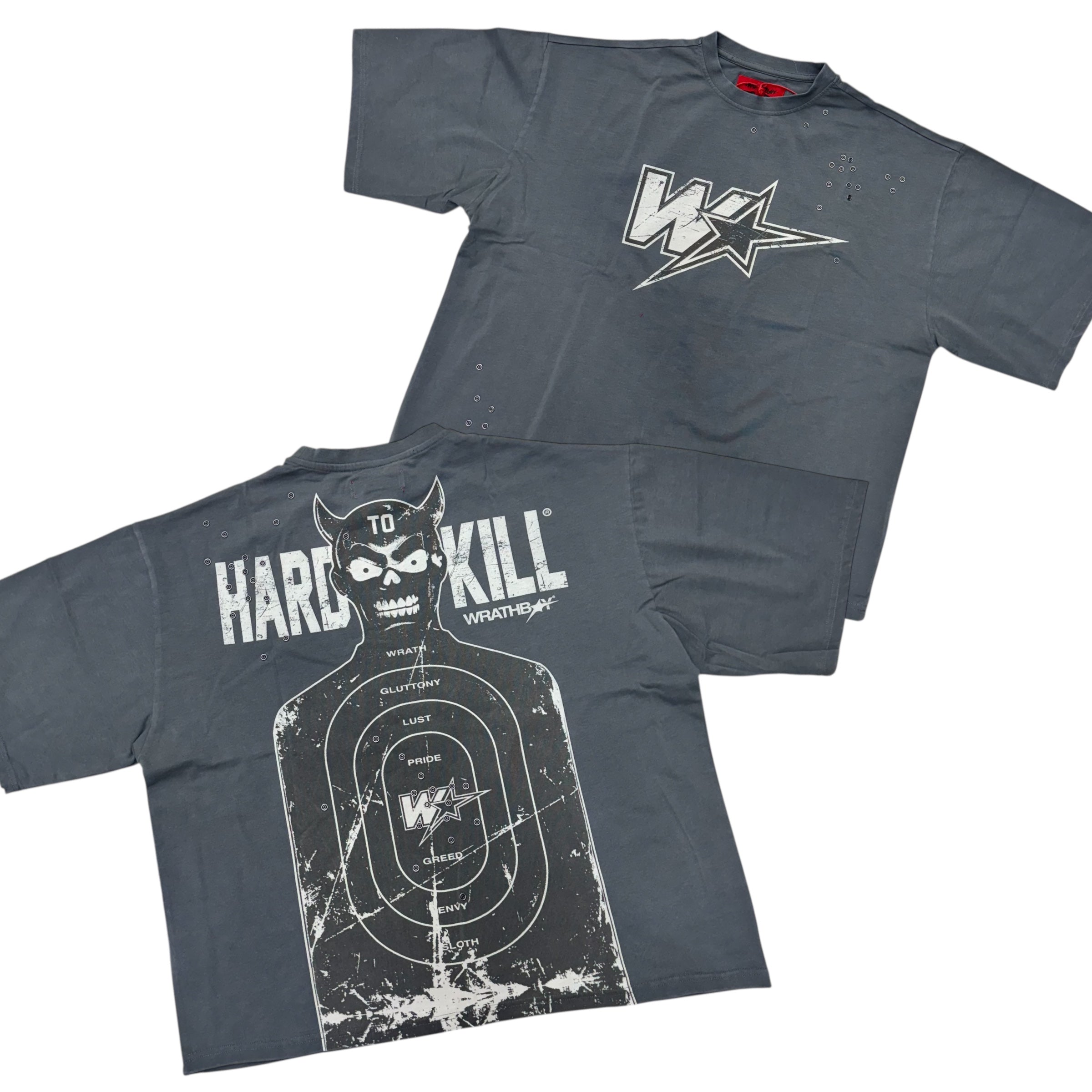 WrathBoy HTK T-shirt Grey 111