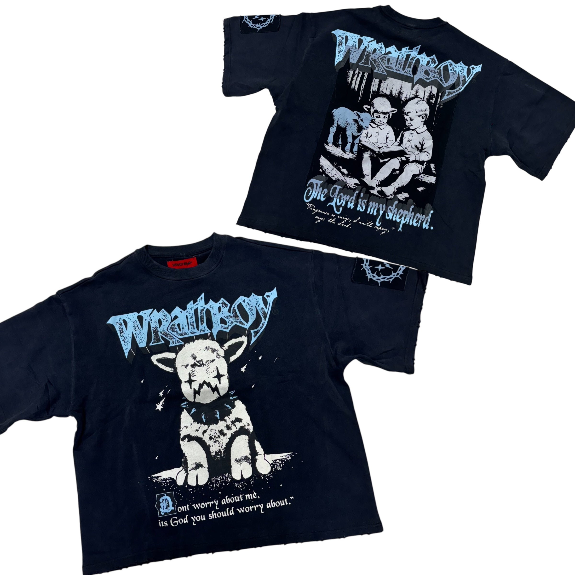 WrathBoy Lord Is My Shepherd T-shirt Black 101 M