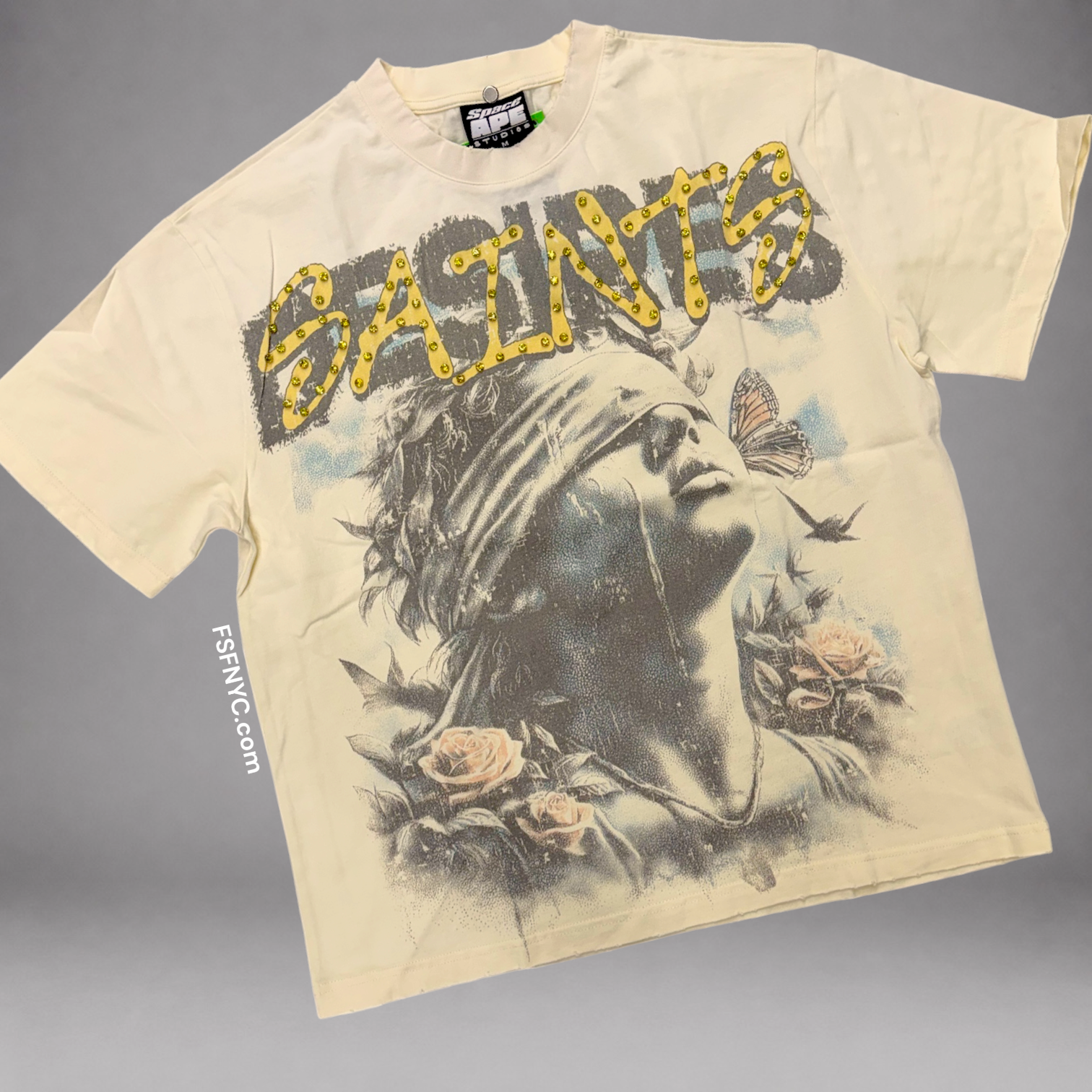 Space - Blindfold T-shirt - Natural - TS04 -