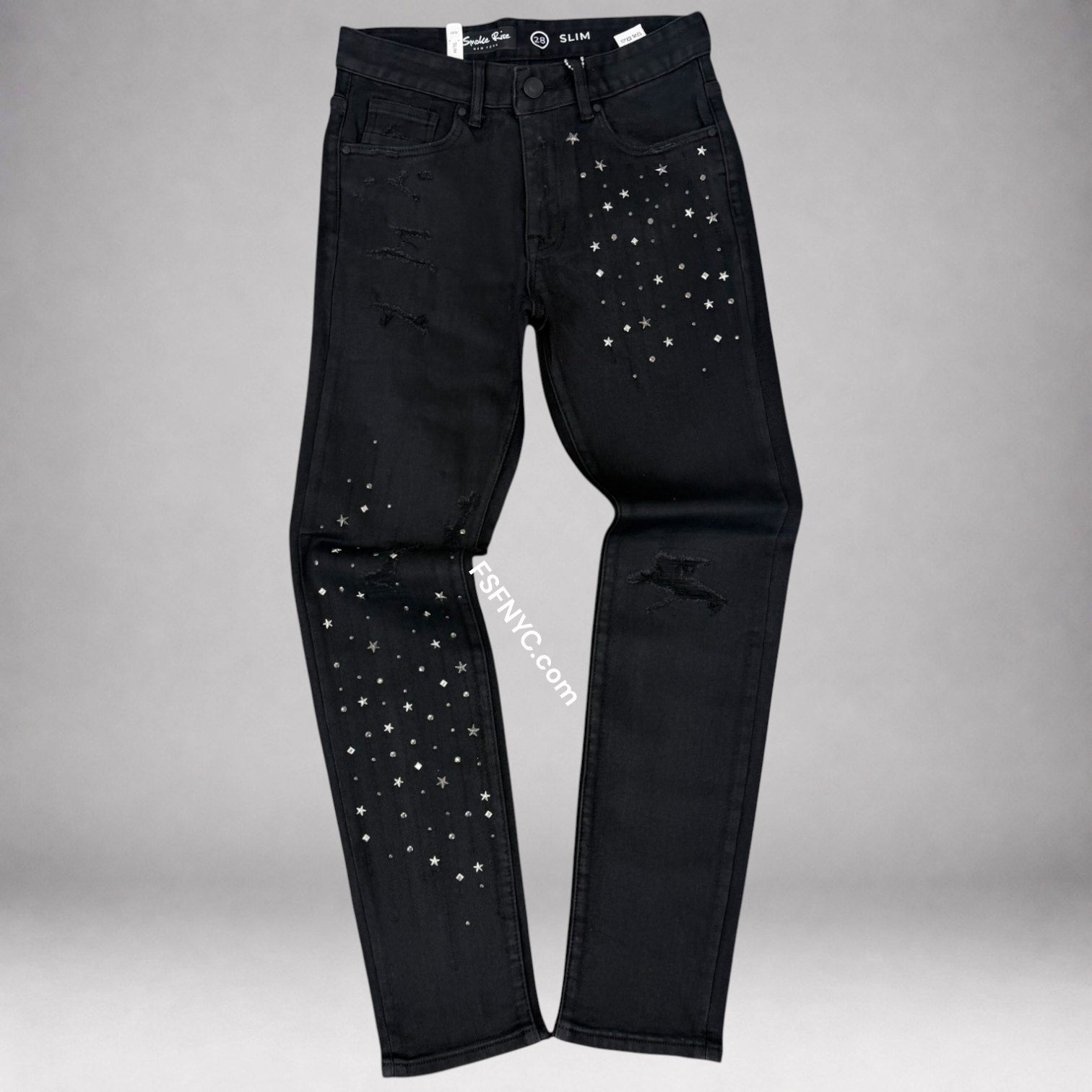 Rise - Reigh Vintage Wash Jeans - G Black - F545z
