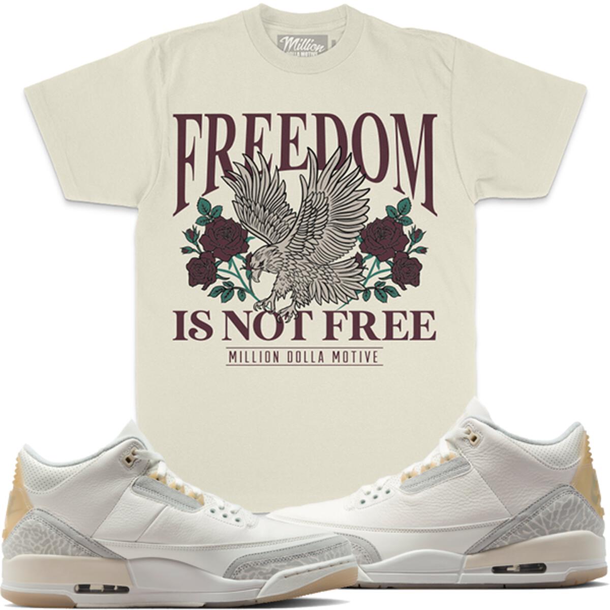Motive Freedeom Not Free T-shirt Cream