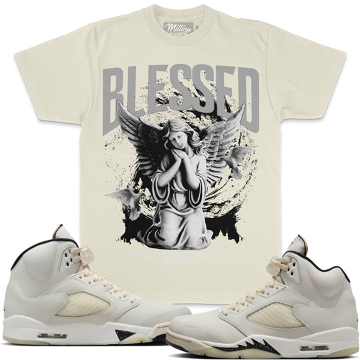 Motive Blessed T-shirt Cream