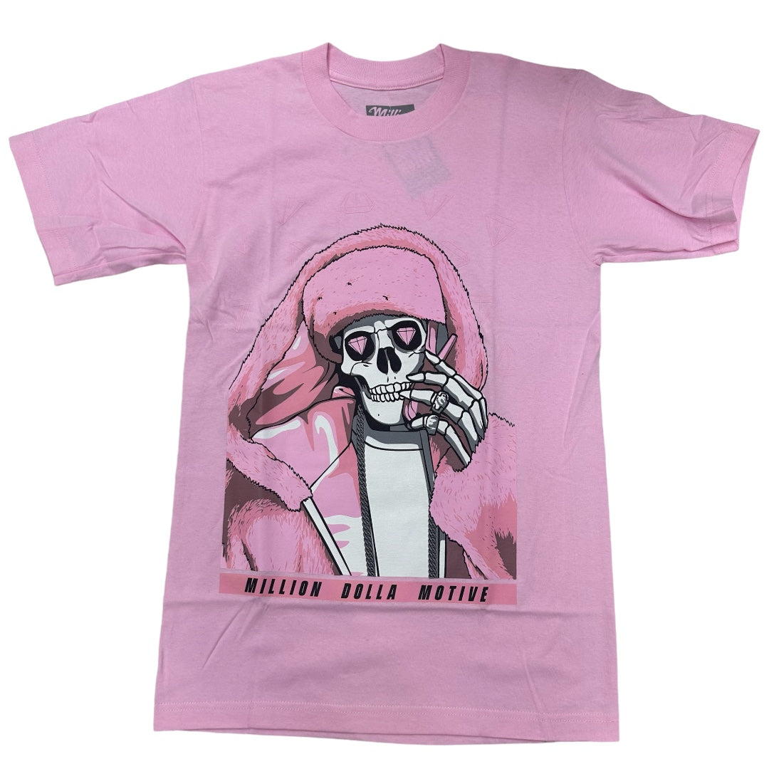 Motive skeleton Souls T-shirt Pink
