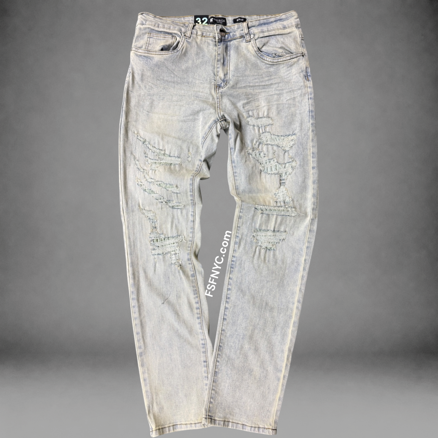 W - Mens Slim Jeans - Vintage Wash - M8855