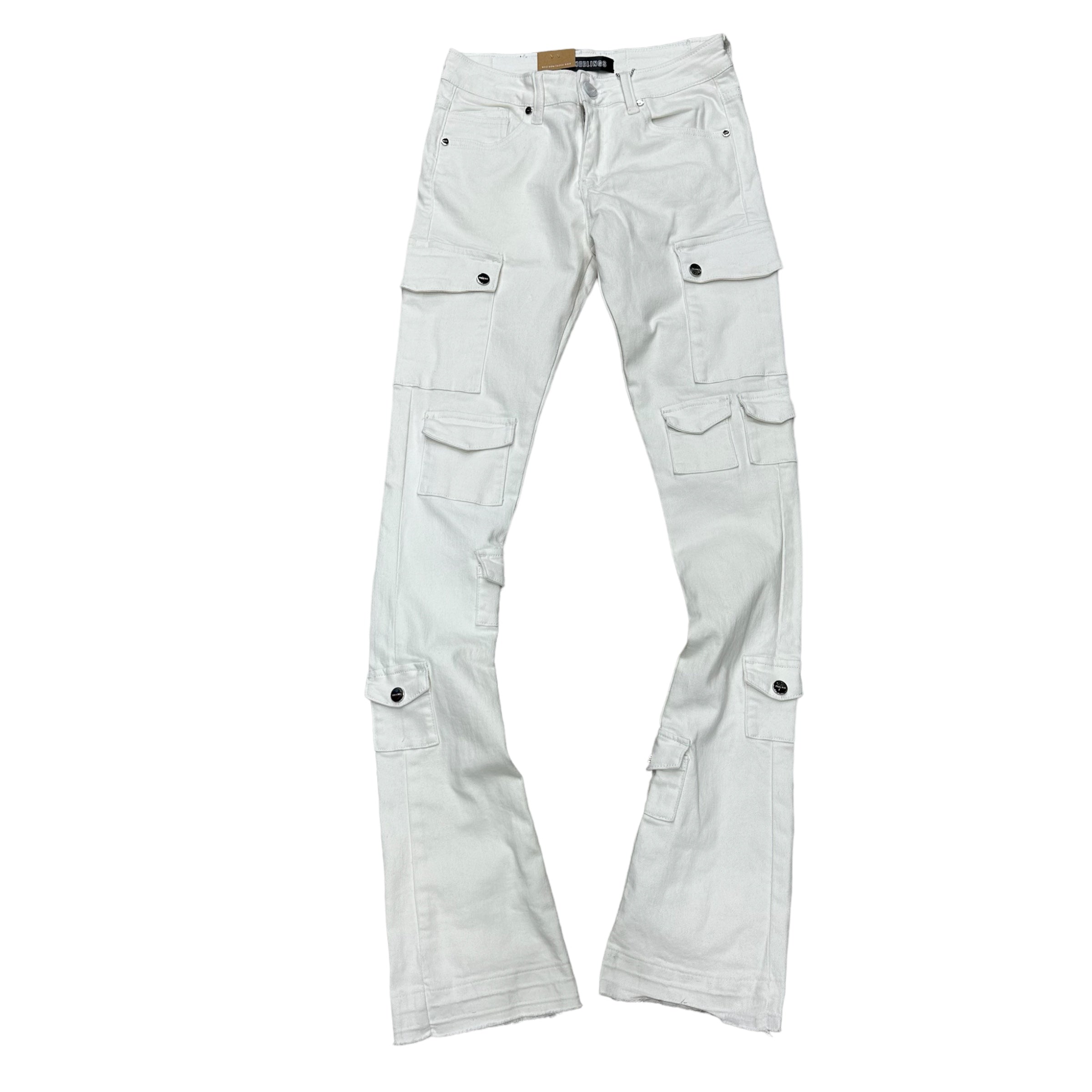 Pheelings "Never Look Back"  cargo Stacked Pure White 2360 (T)