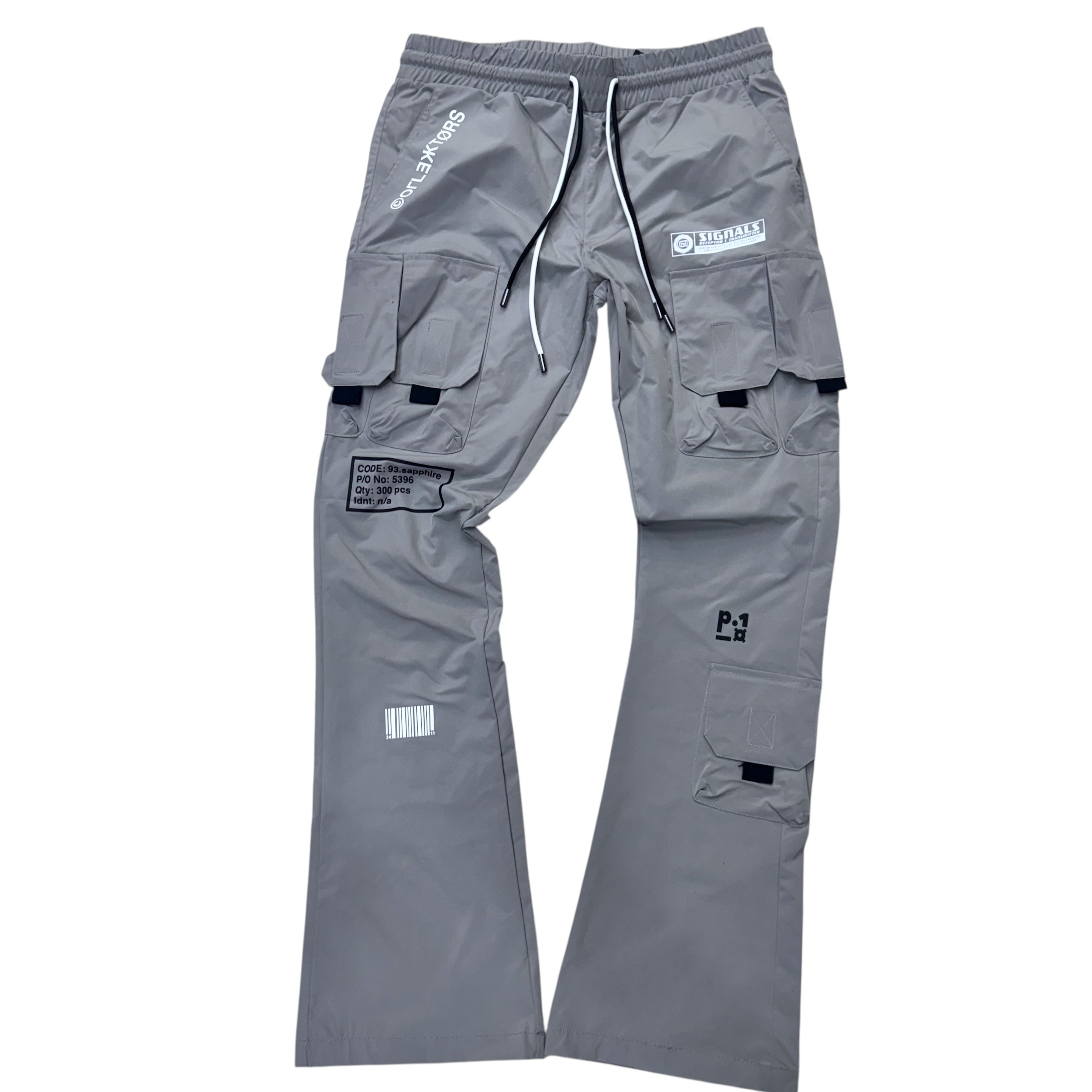 Kloud Stacked Utility Nylon Pants Grey 24113
