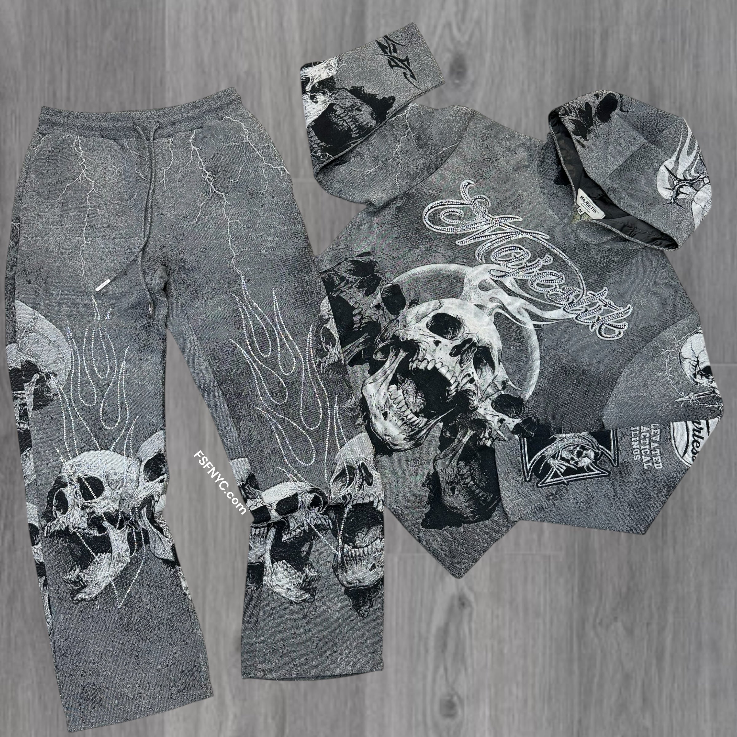 MJSTK - Tapestry Sweat Suit - Grey - 2502