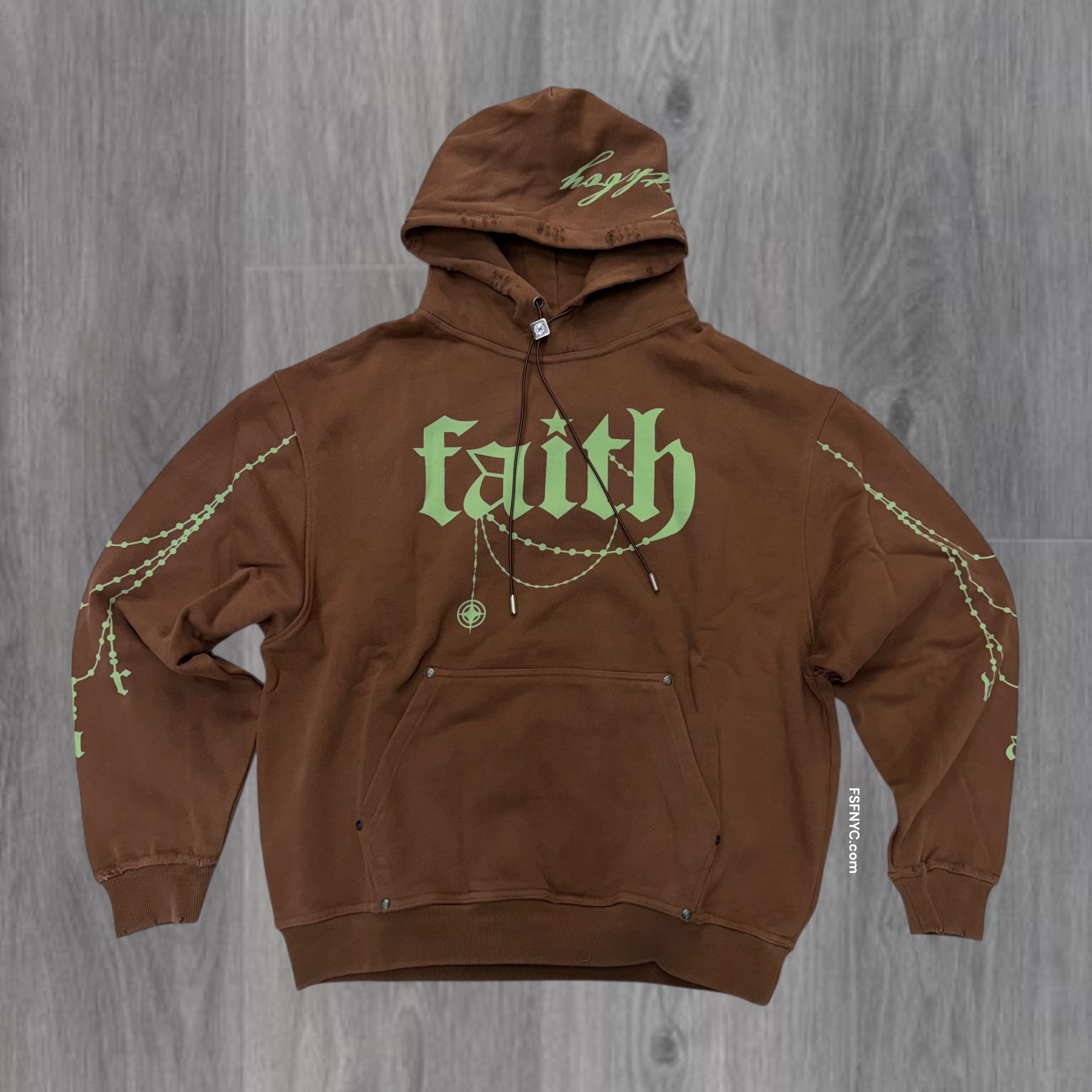 WRATHBOY - Faith Hoodie - Brown - 052 Z