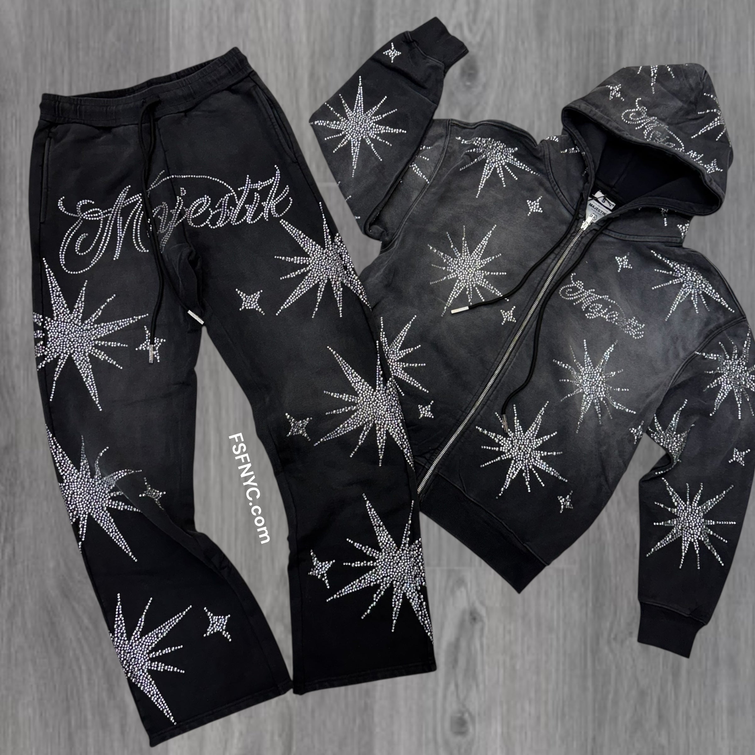 MJSTK - Dyed Heavy Weight Set - Black - 2501