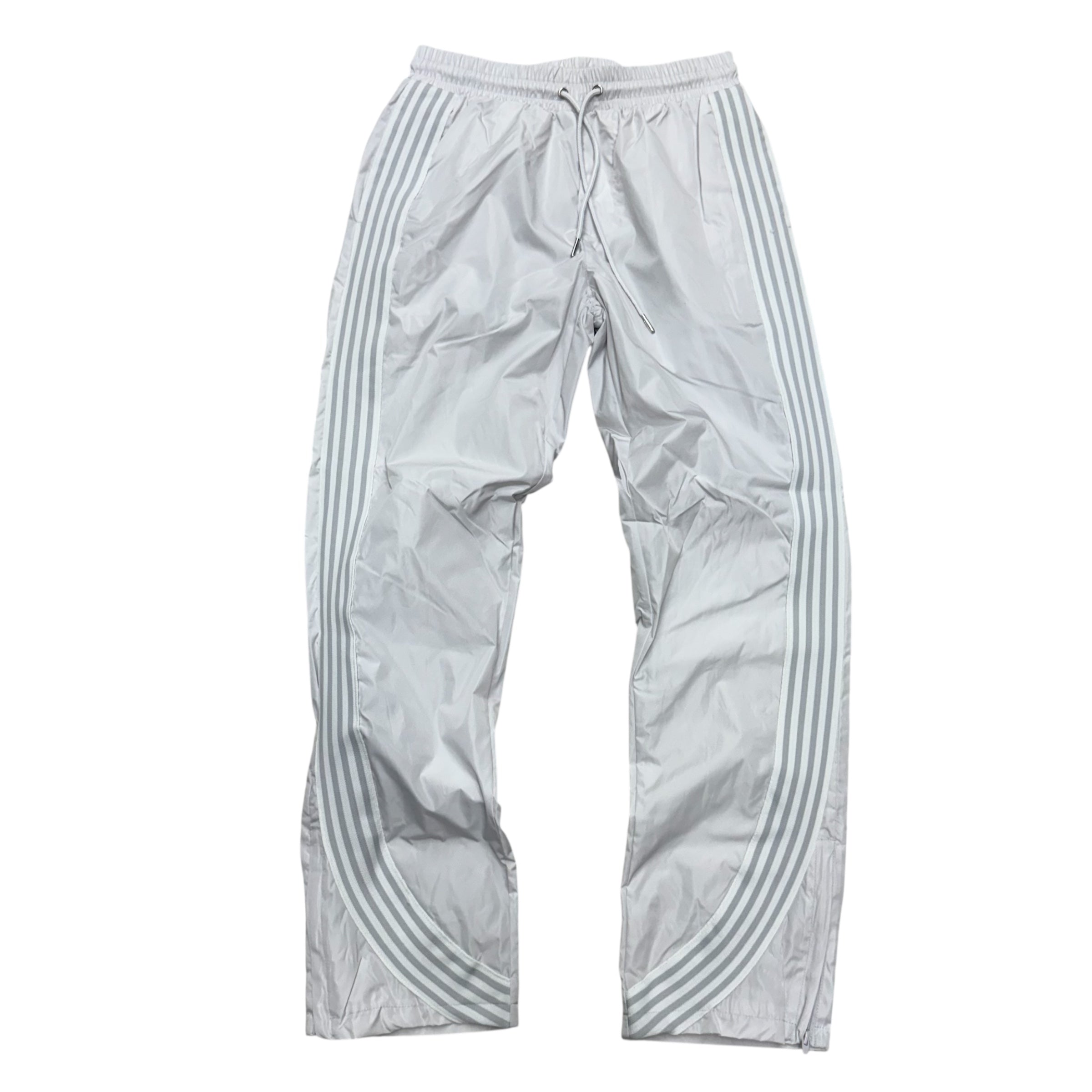 KD Nylon Pants w/ stripes Grey White 2110B
