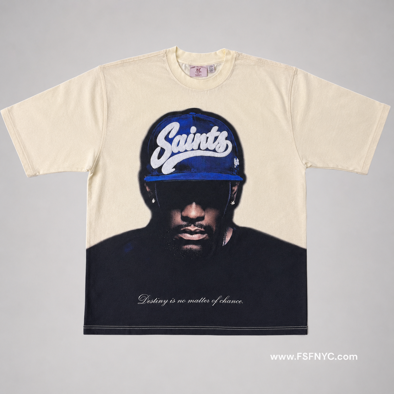 Chosen - Saints No Mercy T-Shirt - Cream 6109