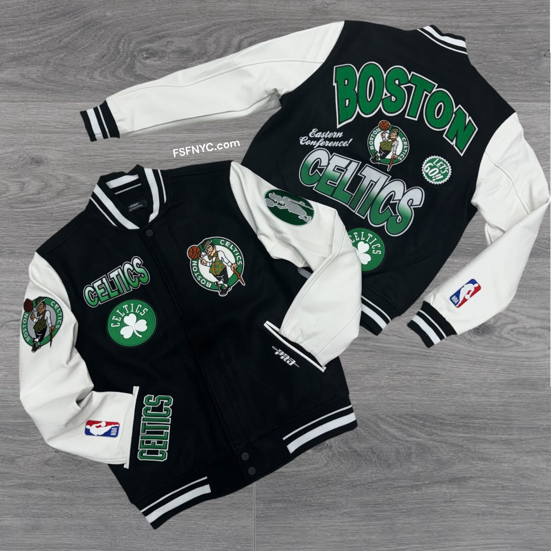 Celtics varsity jacket best sale