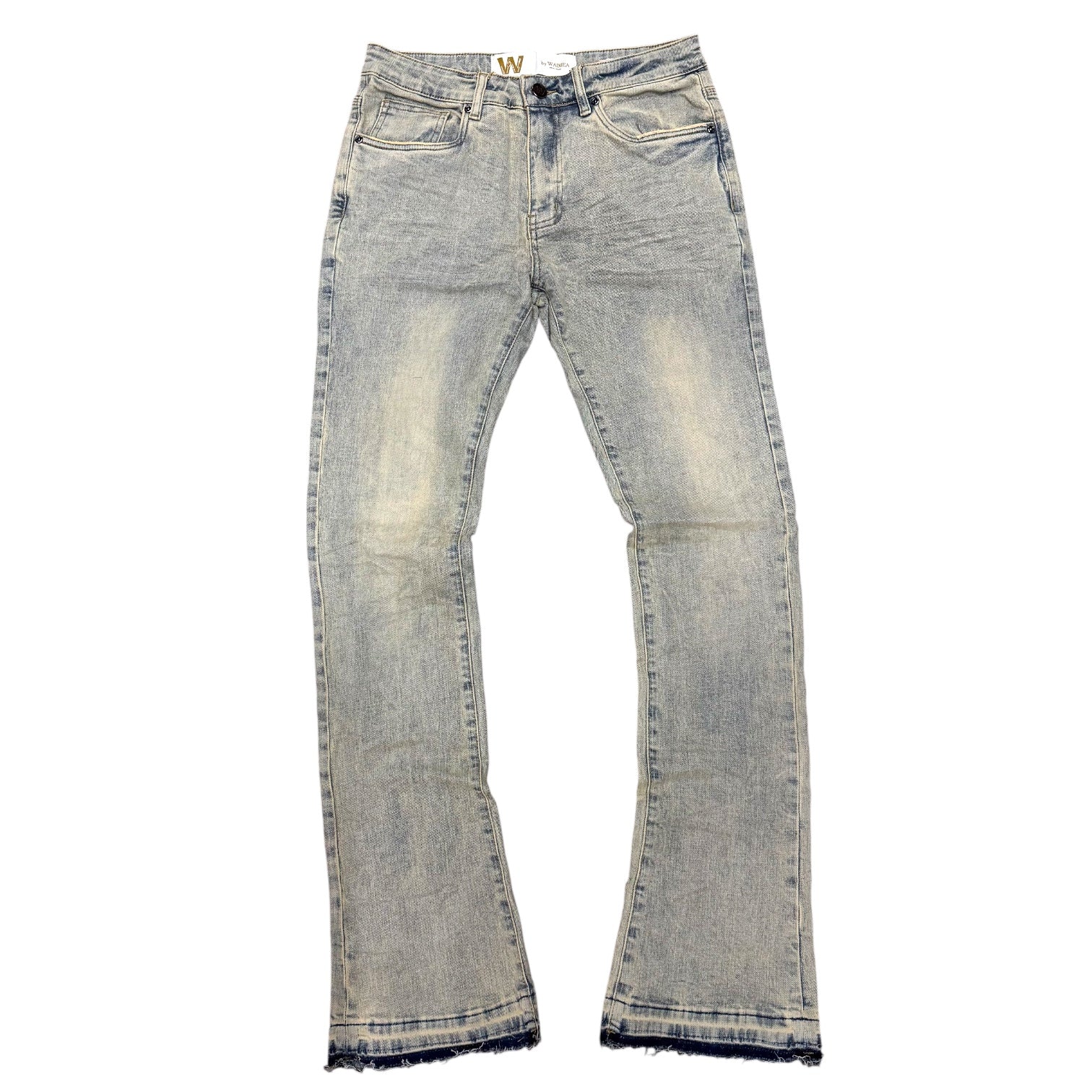 W - Clean Stacked Denim - DirtyVintage - M8211DB