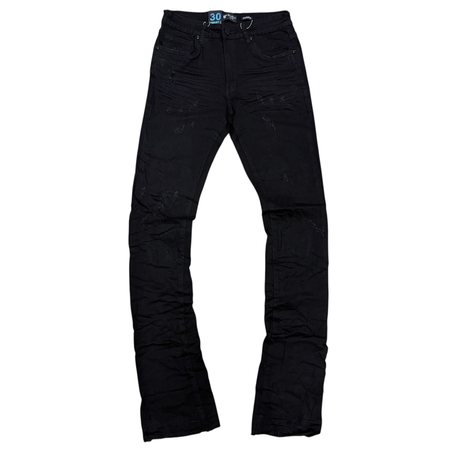 Waimea - Stacked Denim - Jet Black - M8524D