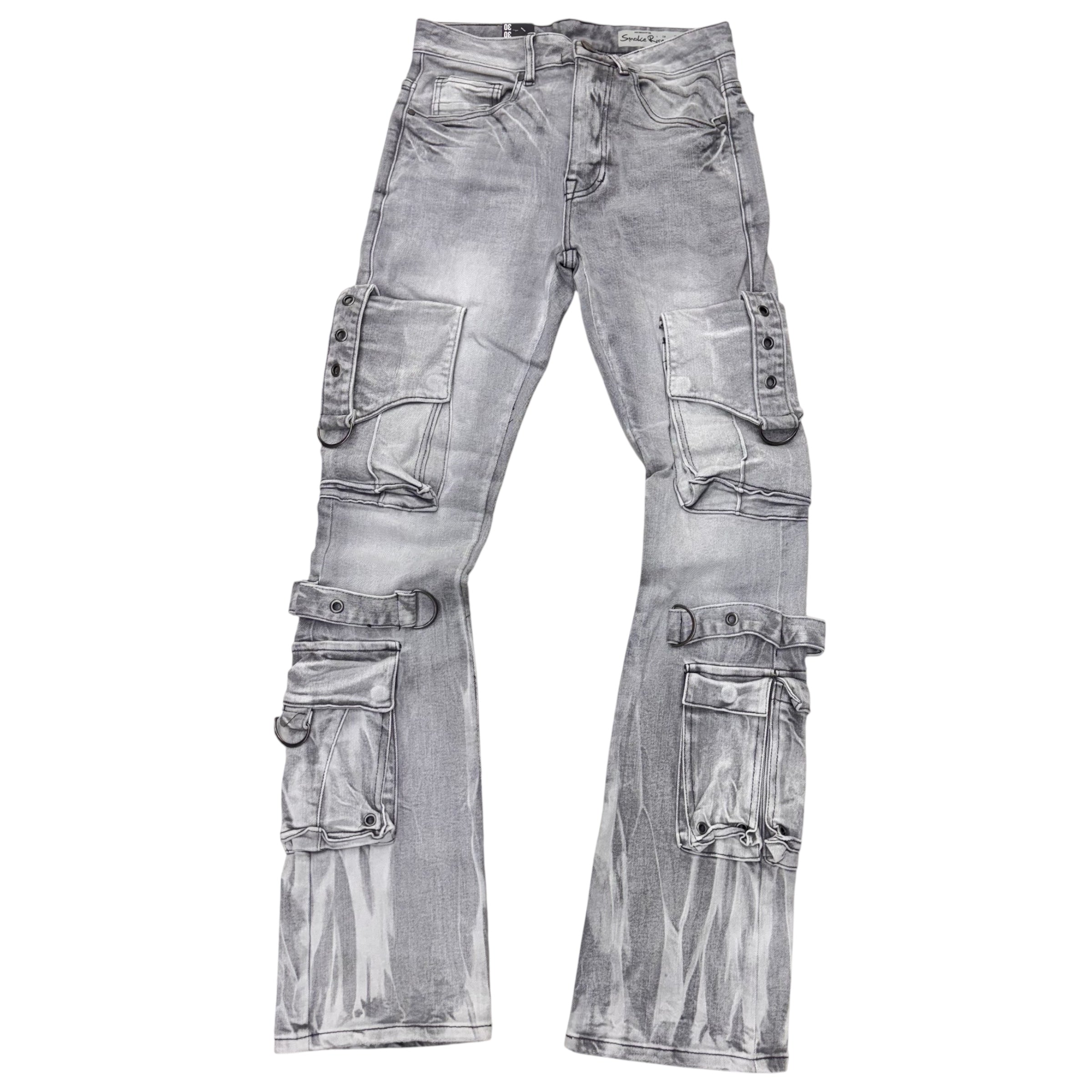 Rise - Stacked EYELET CARGO JEAN - RUBGR - JP25543