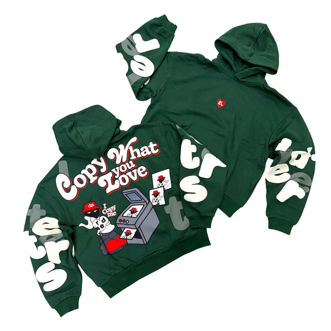 RL- oversized Hoodie - Green